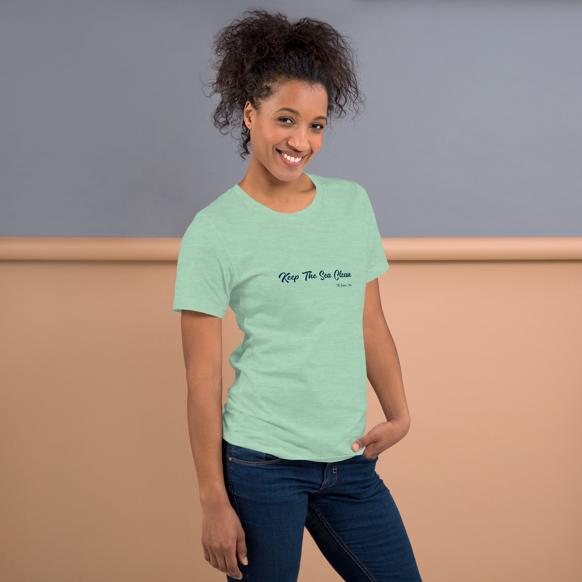 Unisex t-shirt Keep The Sea Clean on light heather colors