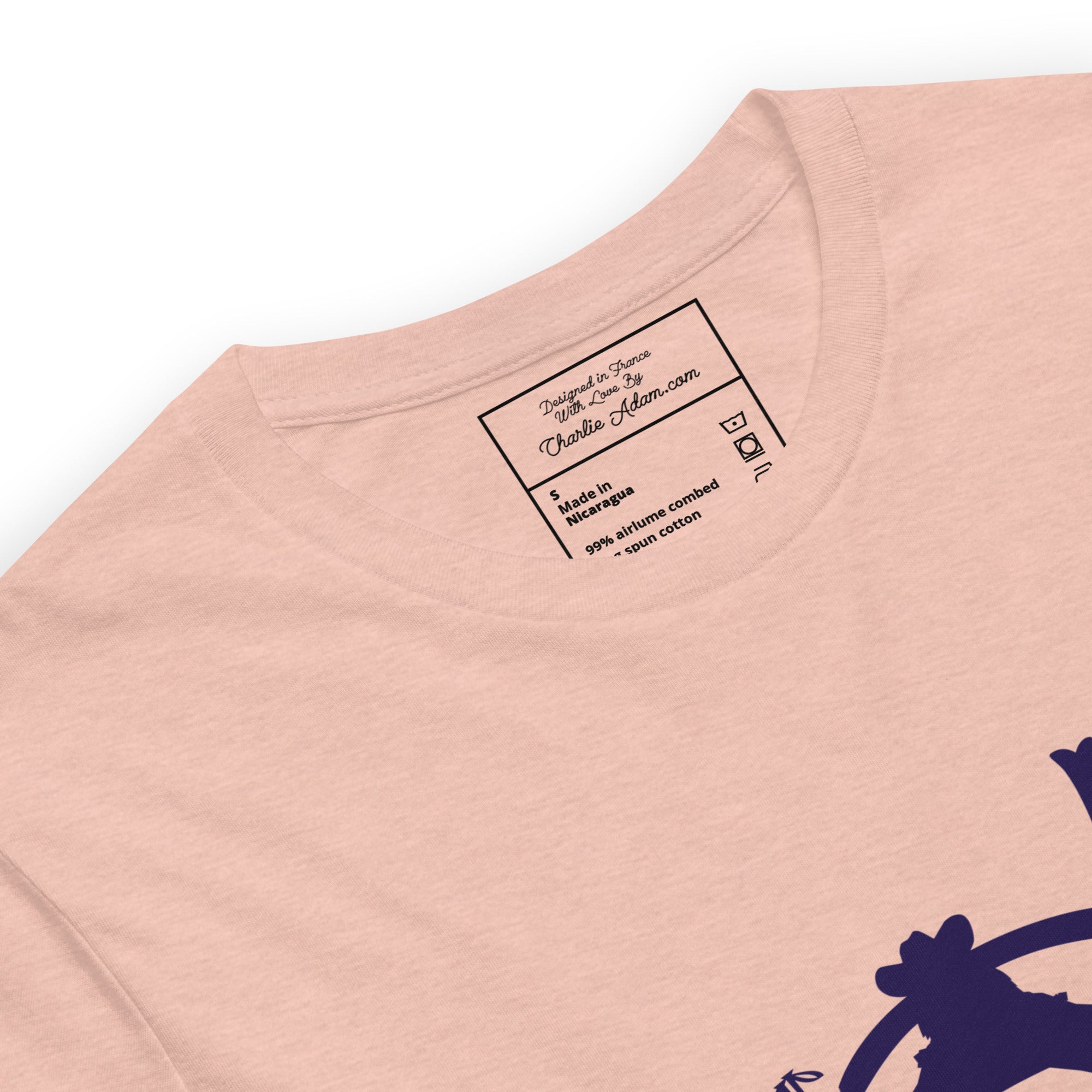 Unisex t-shirt Ski Fight at OK Corral Silhouette on light heather colors