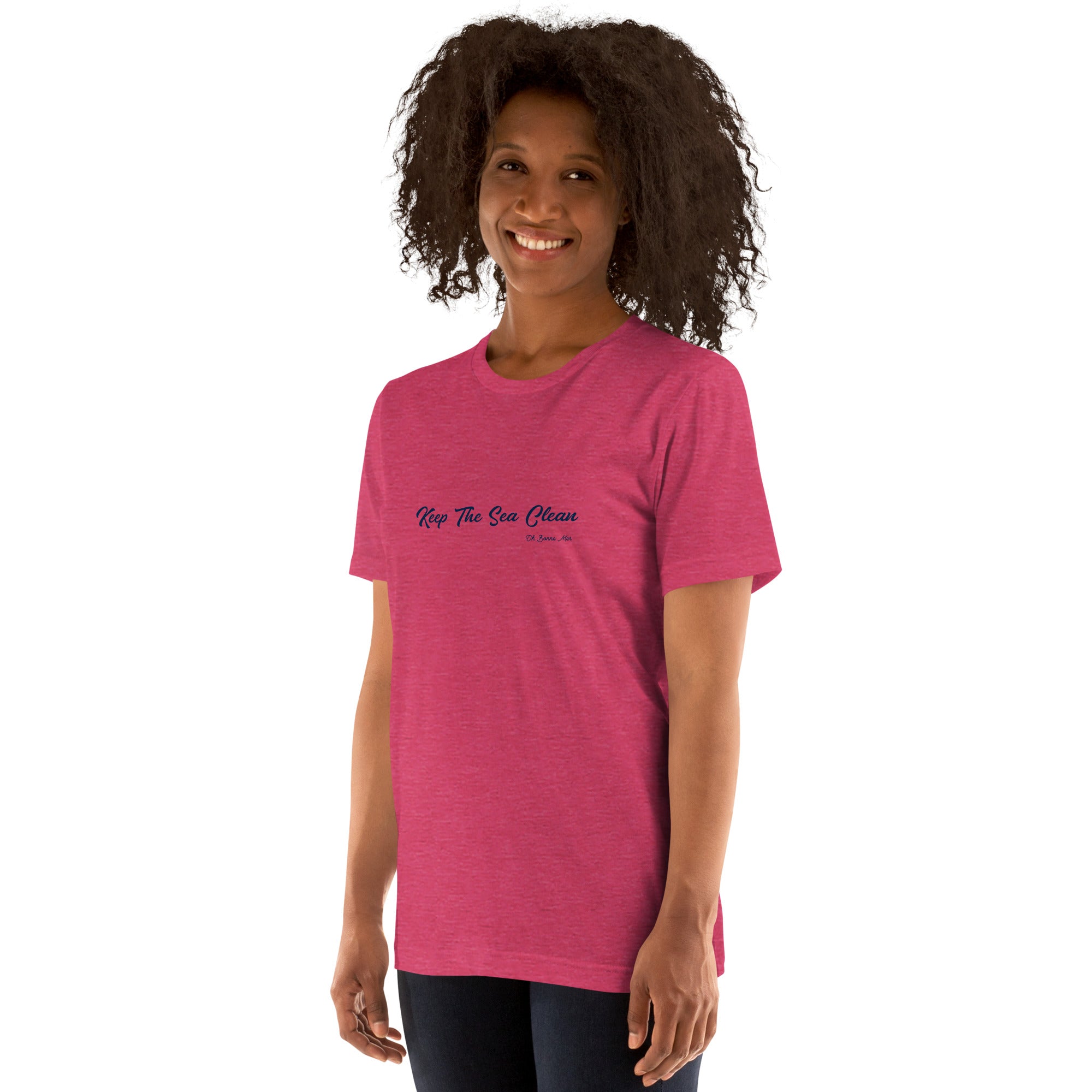 Unisex t-shirt Keep The Sea Clean on light heather colors