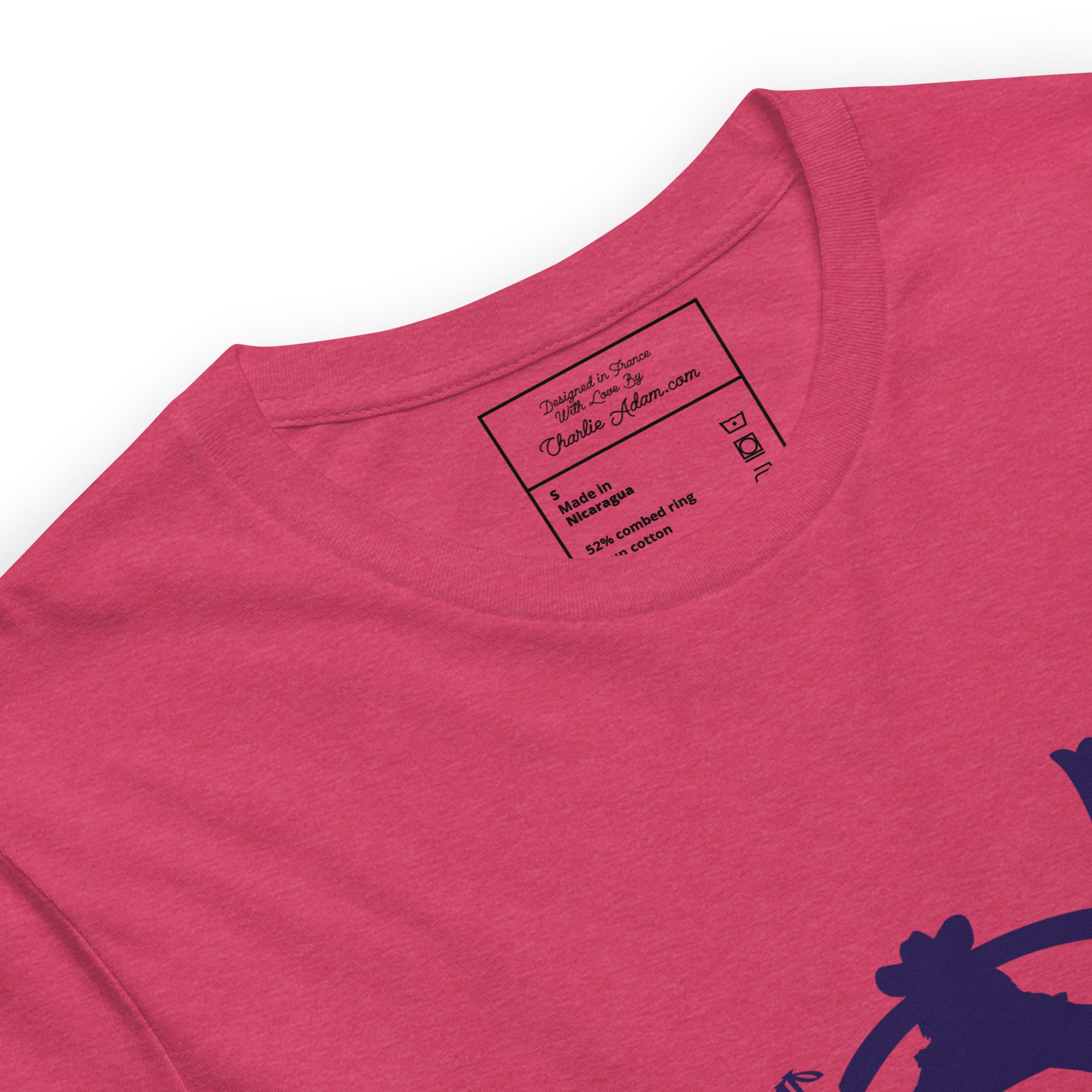 Unisex t-shirt Ski Fight at OK Corral Silhouette on light heather colors