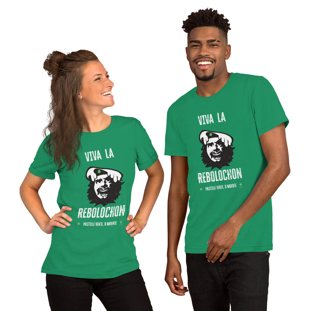 Unisex t-shirt Viva la Rebolochon on dark colors