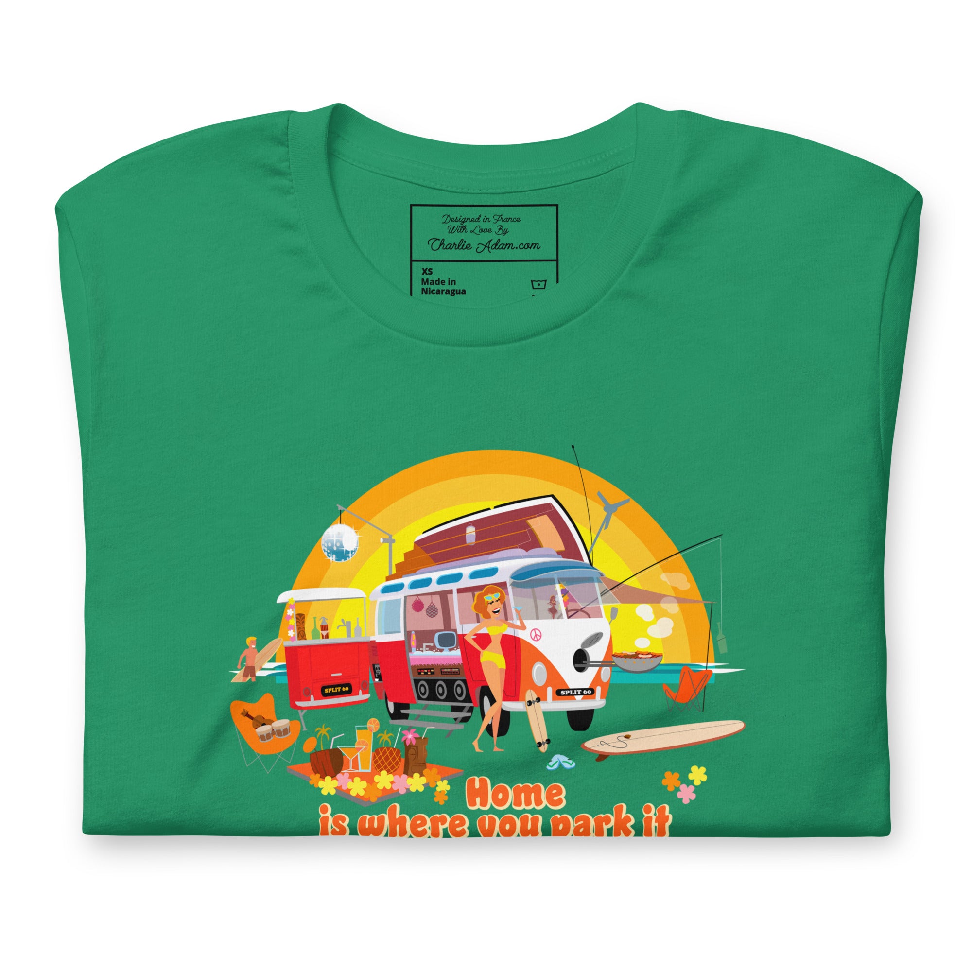 Unisex cotton t-shirt Ultra Combi on greens