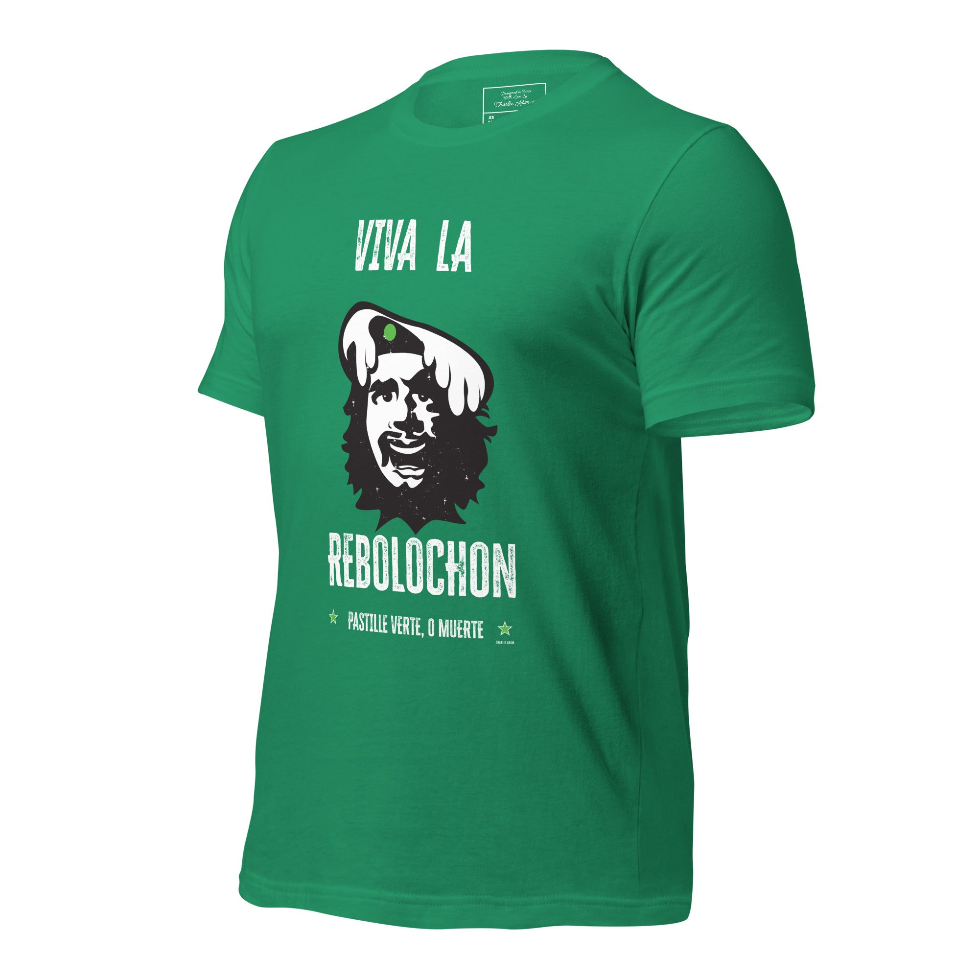 Unisex t-shirt Viva la Rebolochon on dark colors