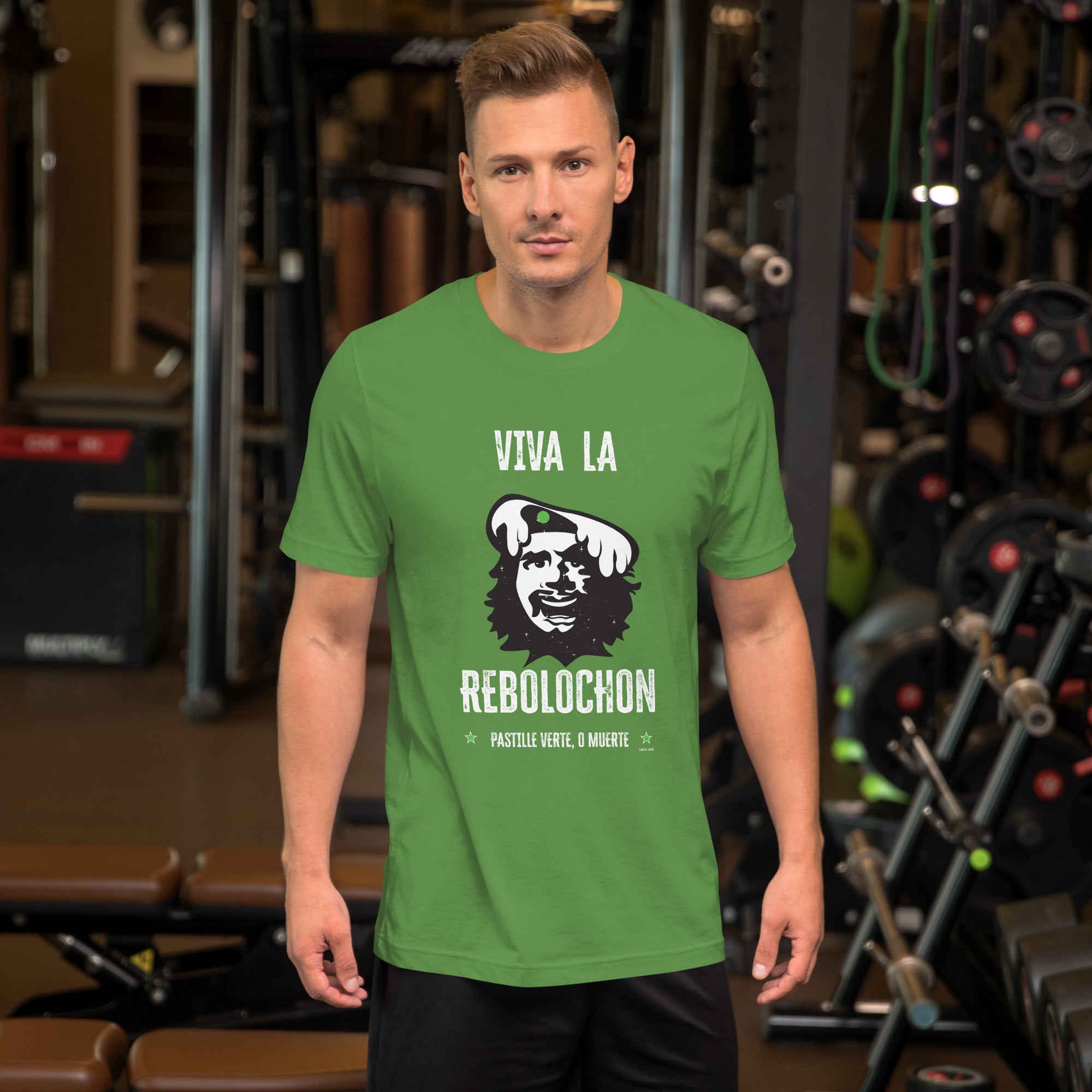 Unisex t-shirt Viva la Rebolochon on dark colors