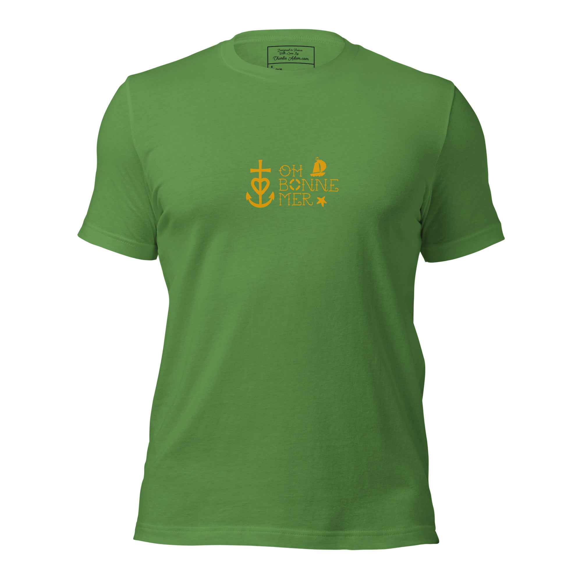 T-shirt en coton unisexe Oh Bonne Mer 2 sur verts