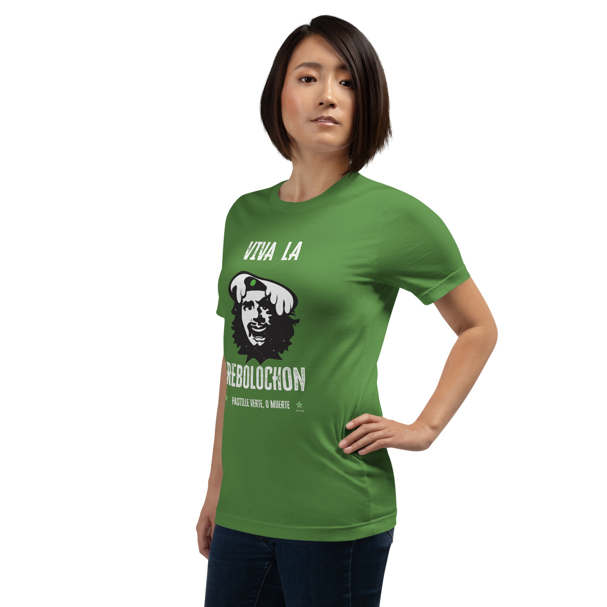 Unisex t-shirt Viva la Rebolochon on dark colors