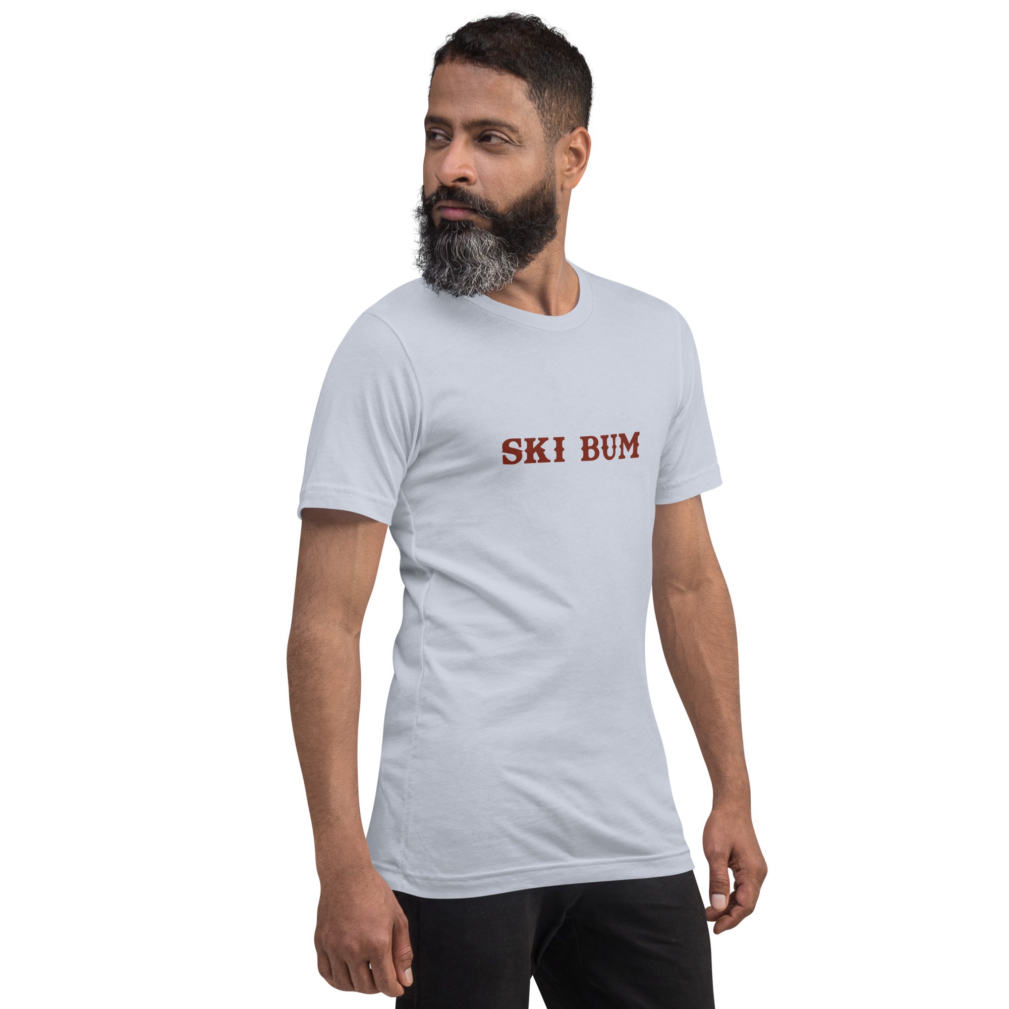 Unisex t-shirt Ski Bum on light colors