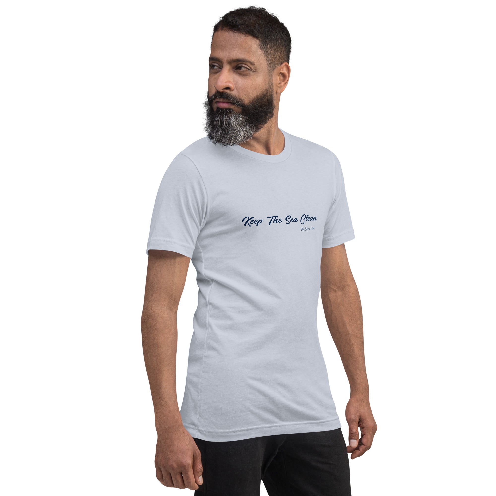 T-shirt en coton unisexe Keep The Sea Clean sur couleurs claires