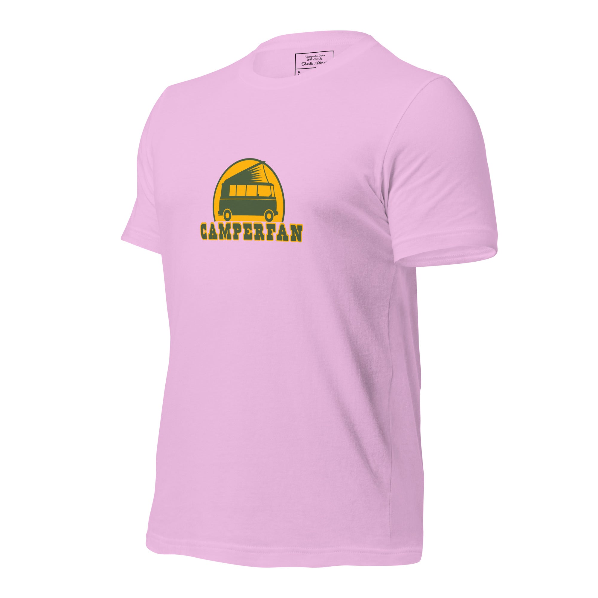 T-shirt en coton unisexe Camperfan sur couleurs claires