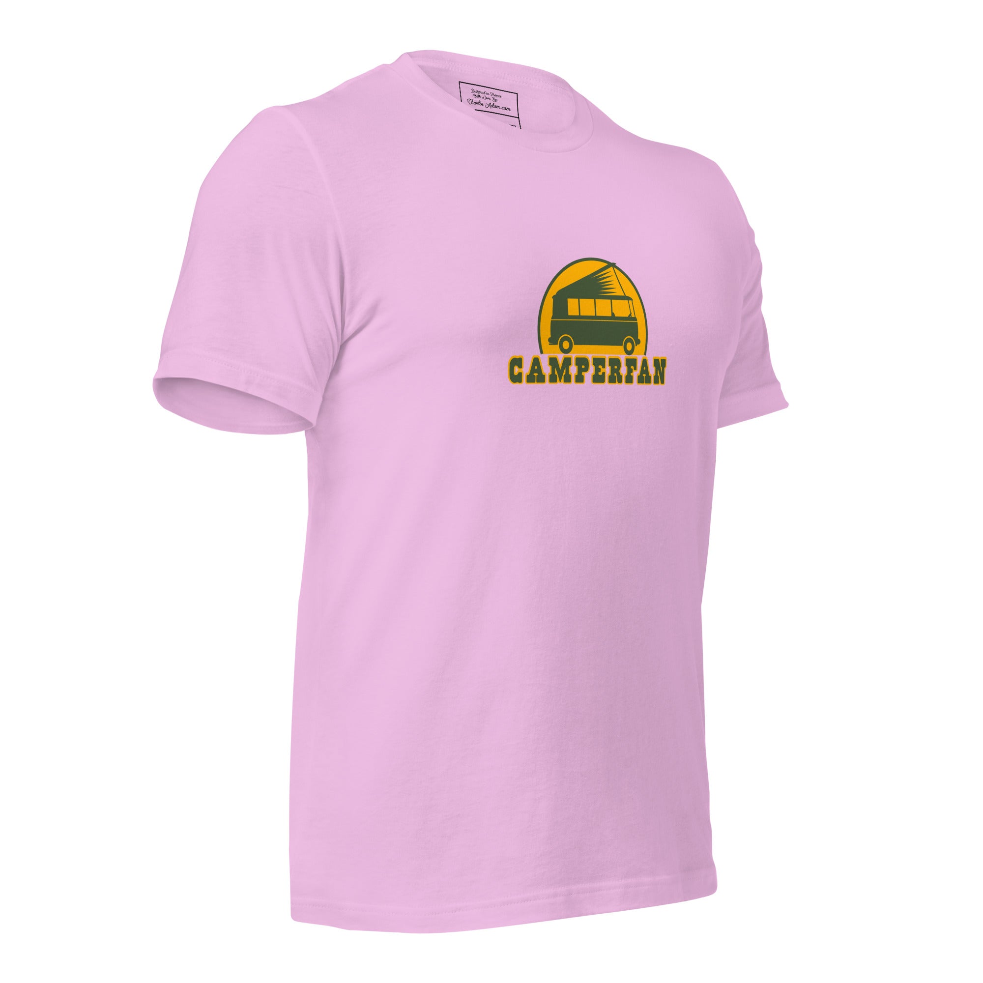 Unisex cotton t-shirt Camperfan on light colors