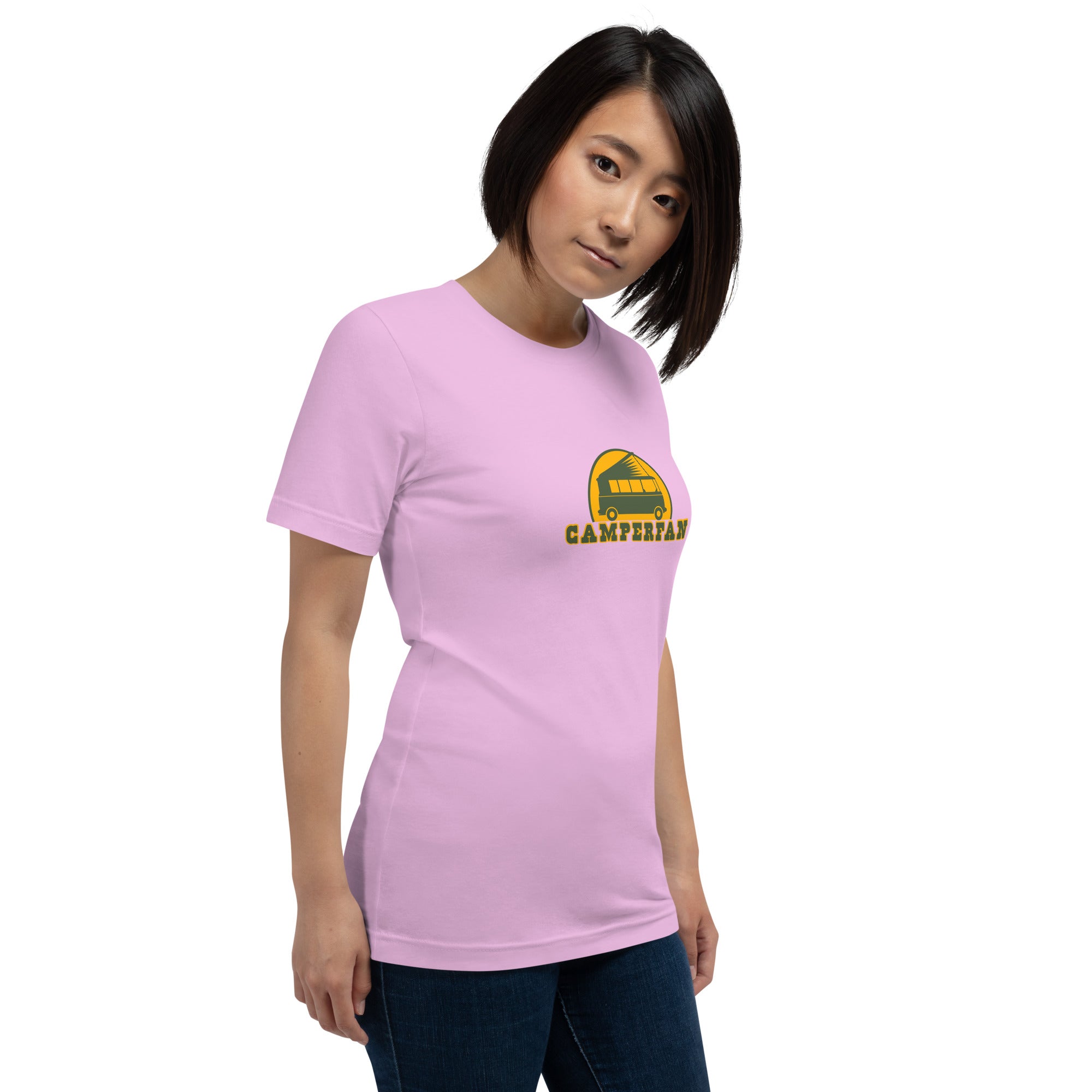 T-shirt en coton unisexe Camperfan sur couleurs claires