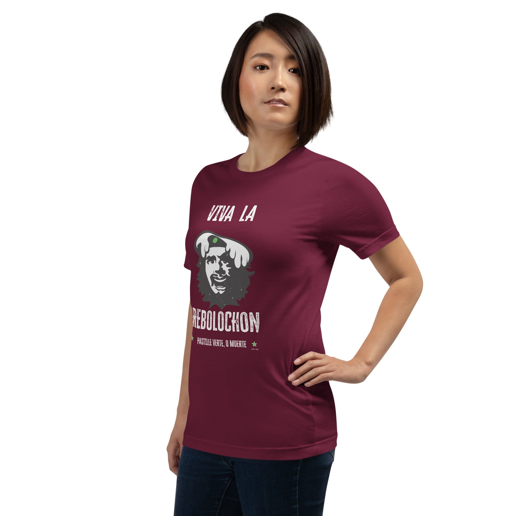 Unisex t-shirt Viva la Rebolochon on dark colors