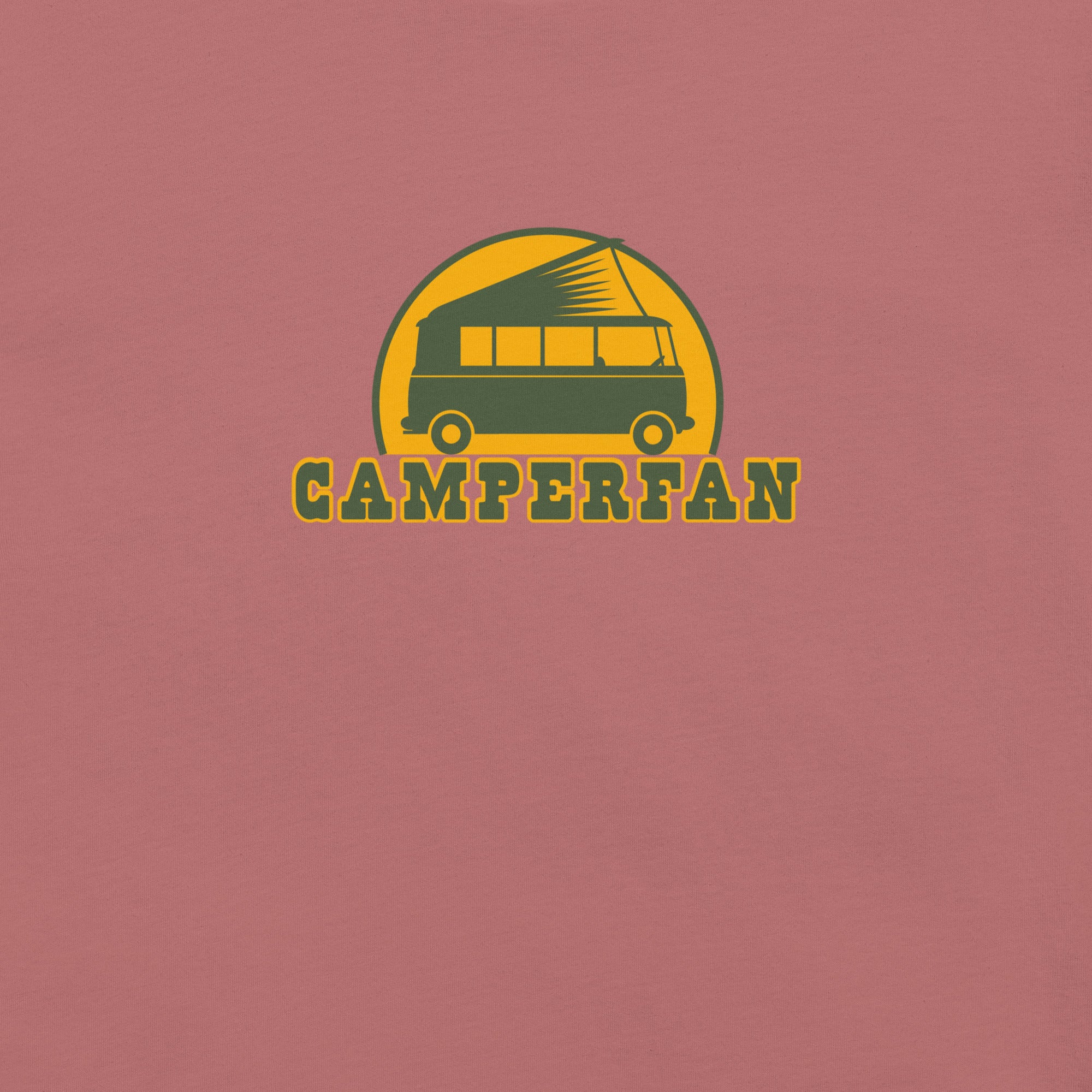 Unisex cotton t-shirt Camperfan on bright colors