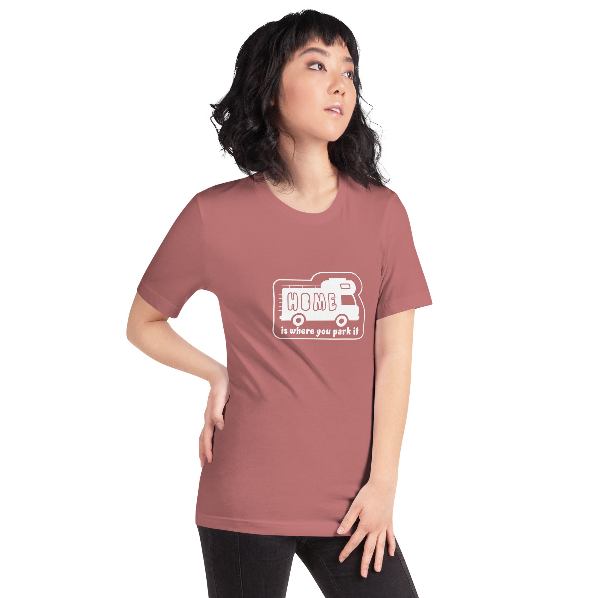 T-shirt en coton unisexe Bold Camper Van sur couleurs vives