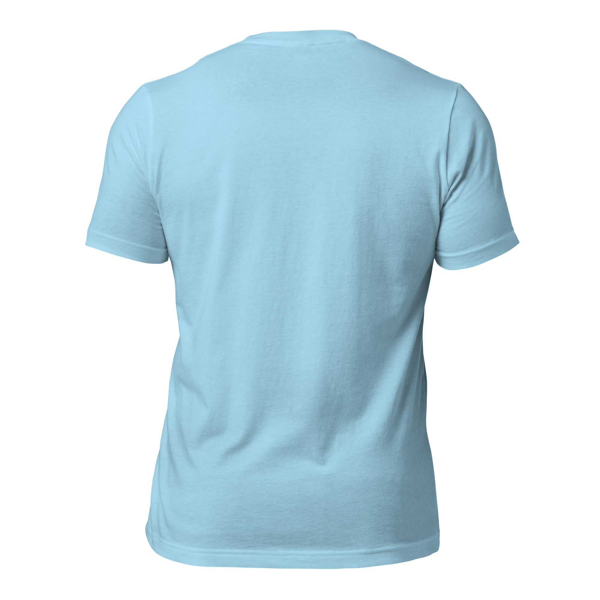 T-shirt en coton unisexe Octopus Blue sur couleurs vives