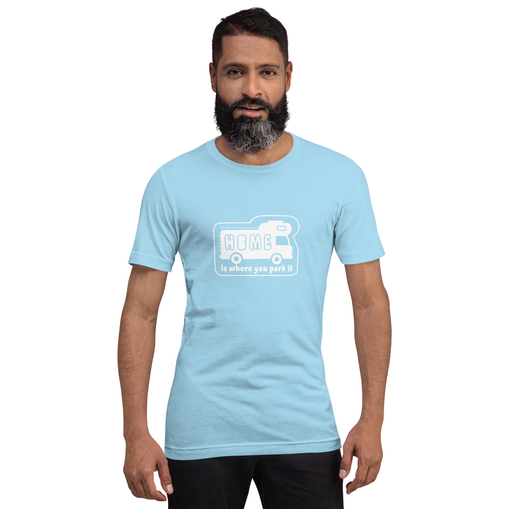 T-shirt en coton unisexe Bold Camper Van sur couleurs vives