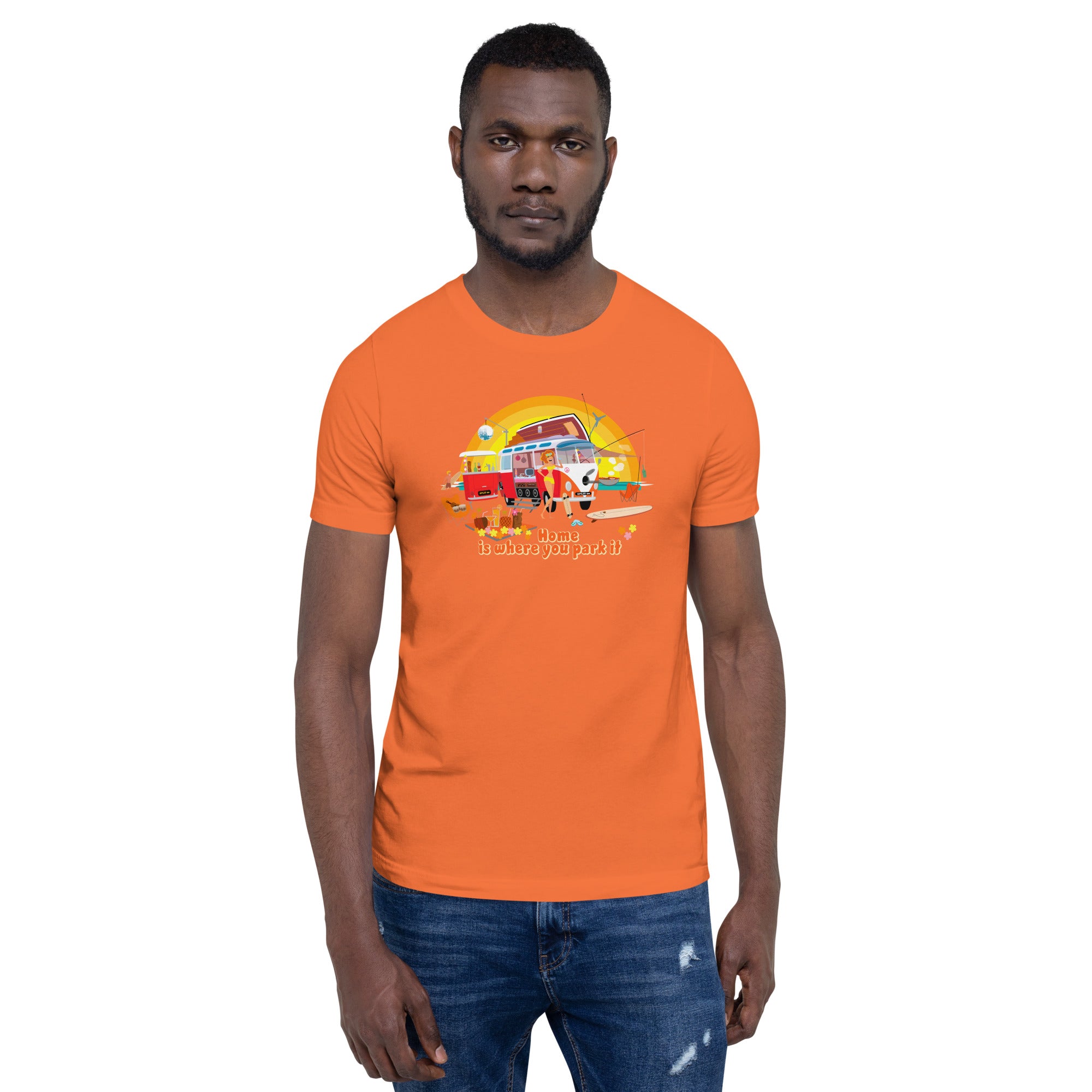 T-shirt en coton unisexe Ultra Combi sur couleurs vives