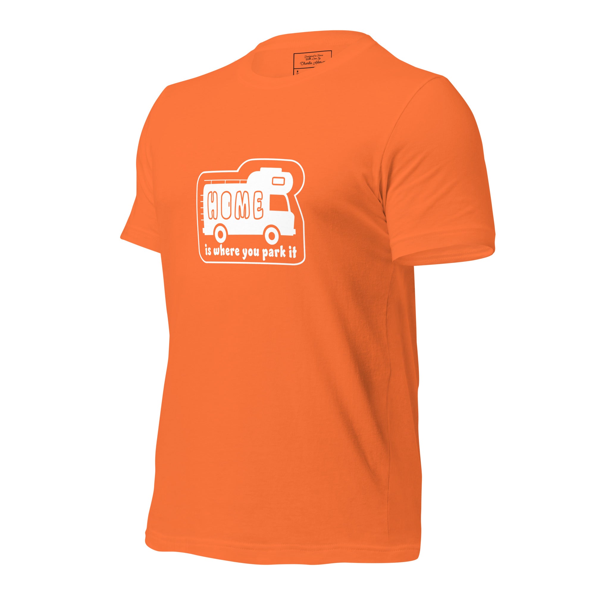 T-shirt en coton unisexe Bold Camper Van sur couleurs vives