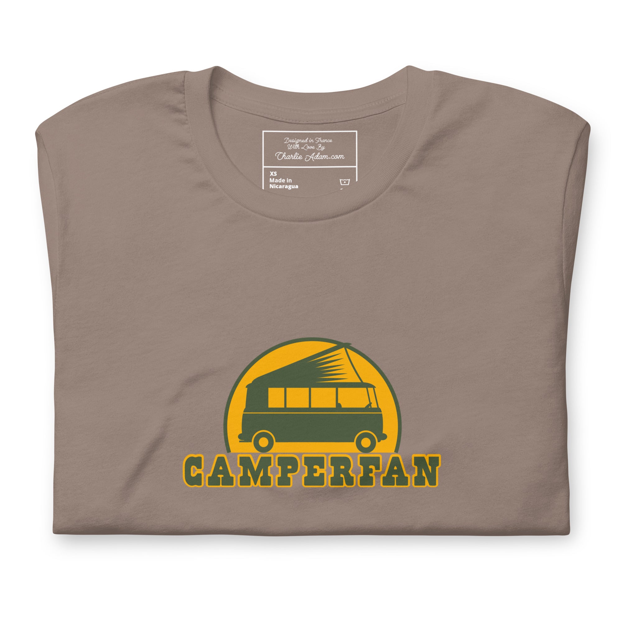 T-shirt en coton unisexe Camperfan sur couleurs foncées