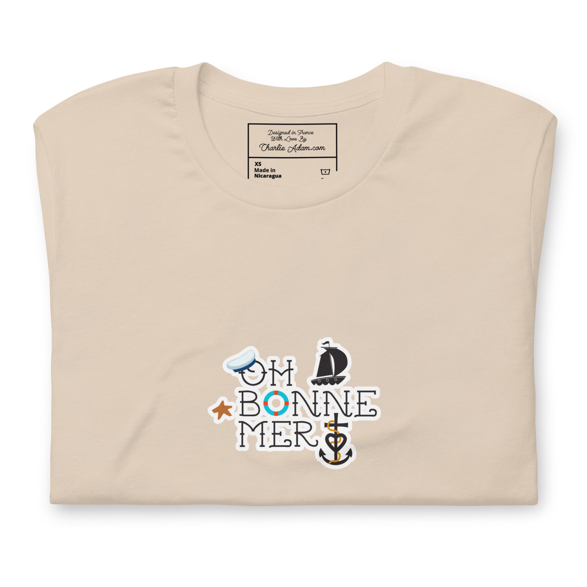 Unisex t-shirt Oh Bonne Mer 3 on light colors