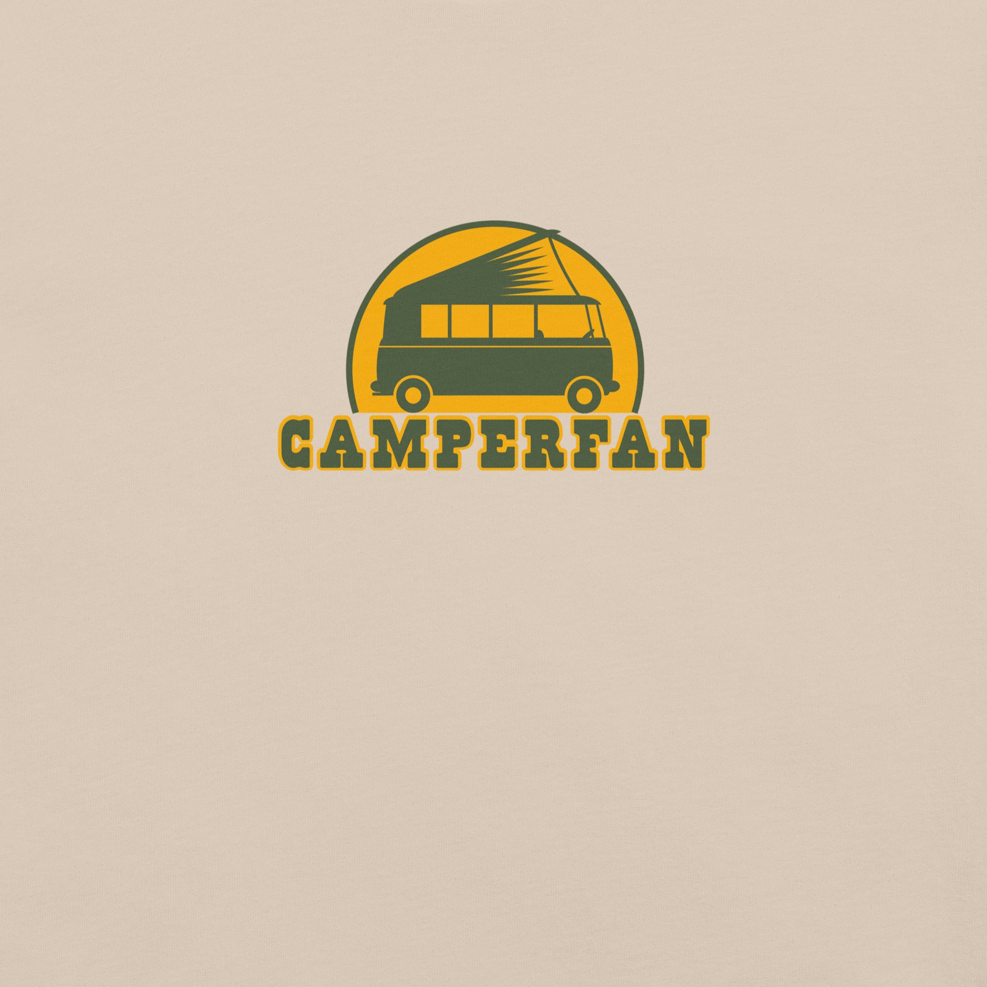 Unisex cotton t-shirt Camperfan on light colors