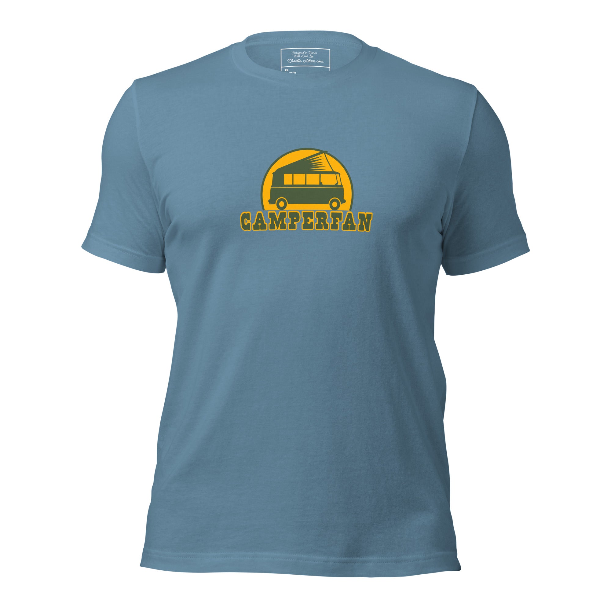 T-shirt en coton unisexe Camperfan sur couleurs foncées