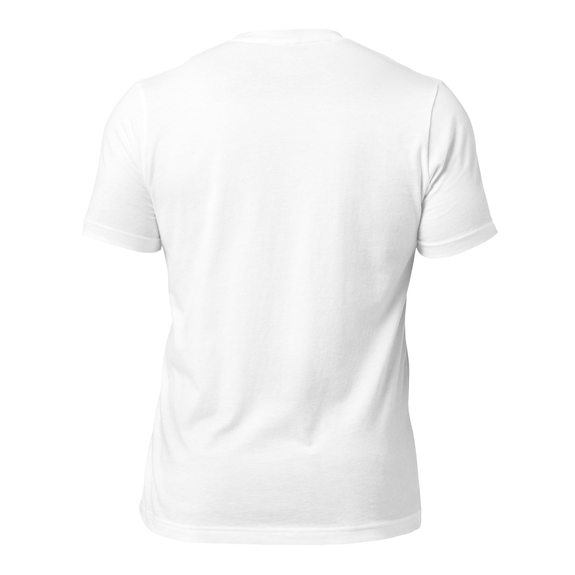 T-shirt en coton unisexe Make Bouillabaisse Not War sur couleurs claires