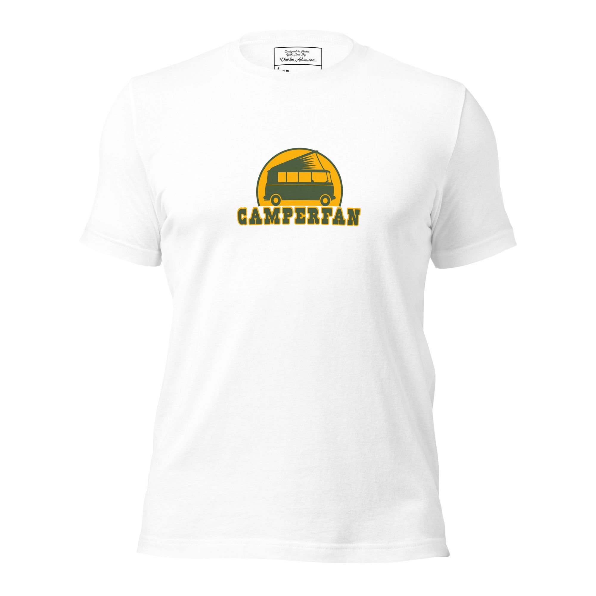 T-shirt en coton unisexe Camperfan sur couleurs claires