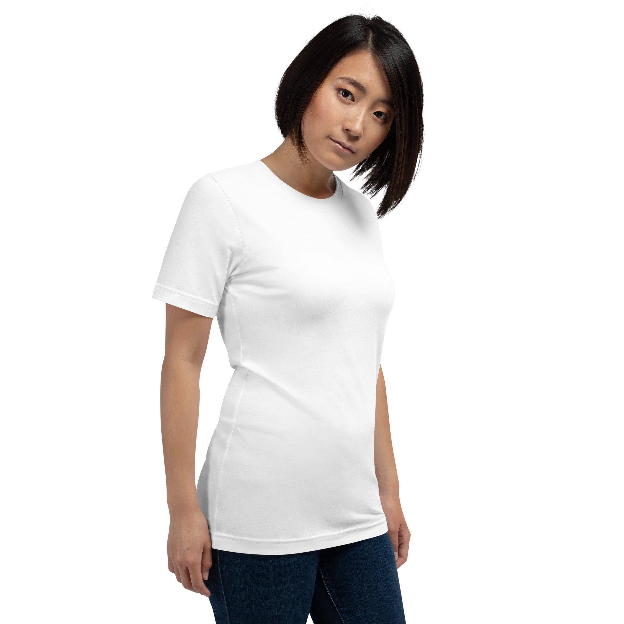 T-shirt en coton unisexe Oh Bonne Mer 1 grand motif dans le dos sur couleurs claires