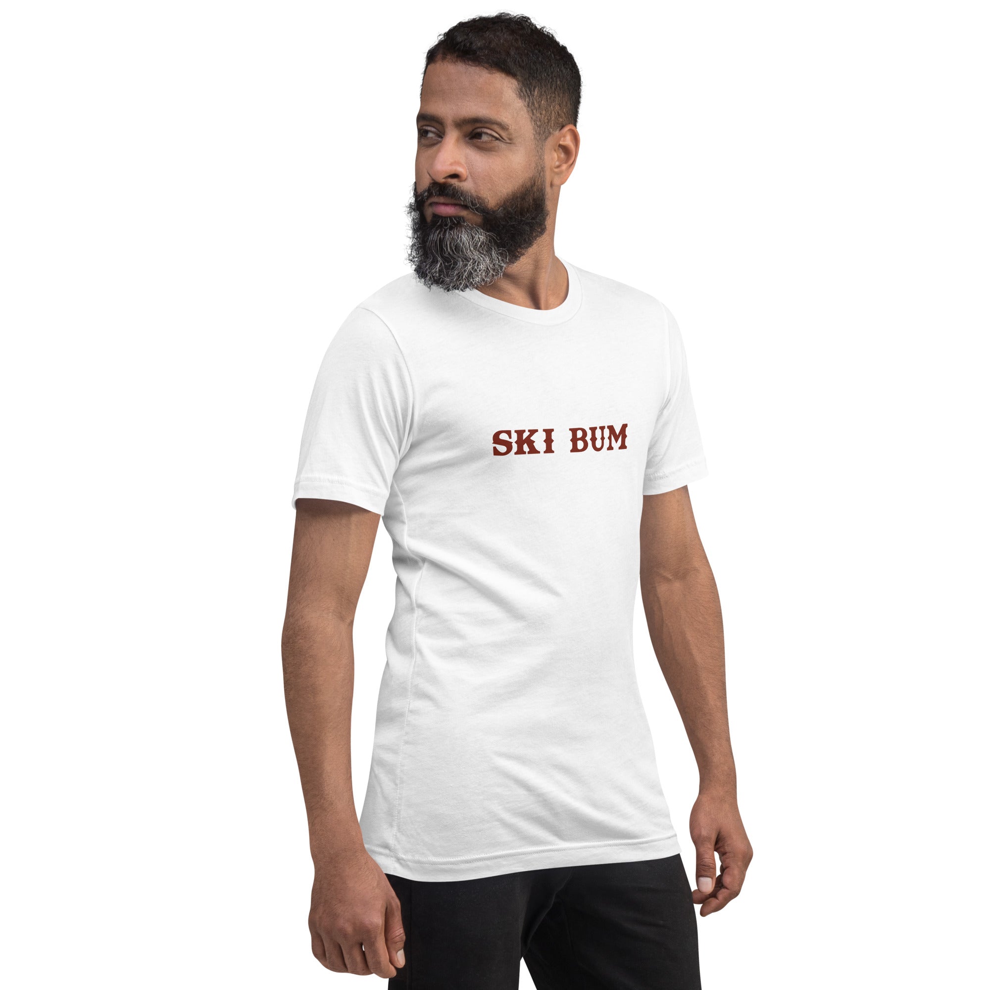 Unisex t-shirt Ski Bum on light colors