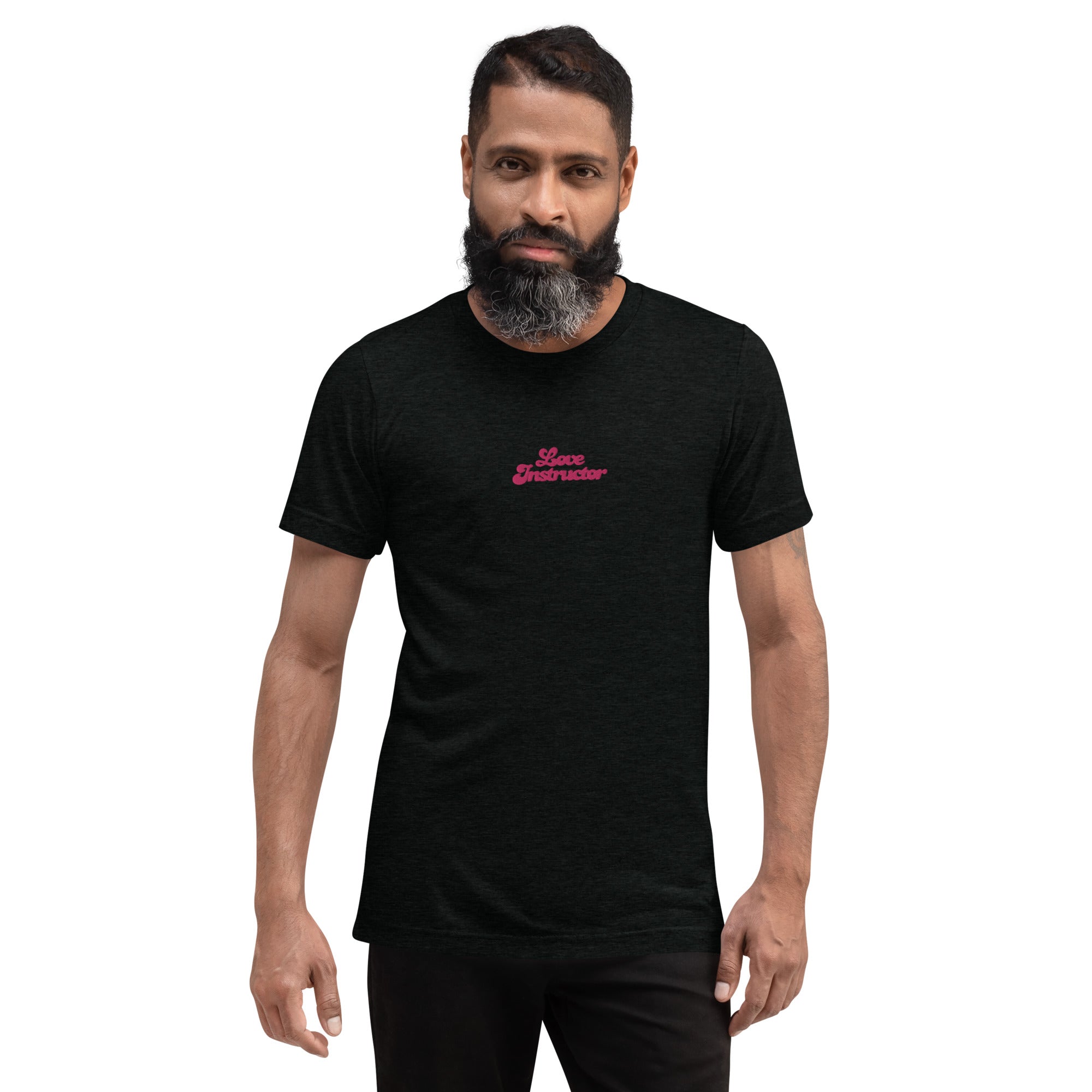 T-shirt triblend unisexe Love instructor brodé