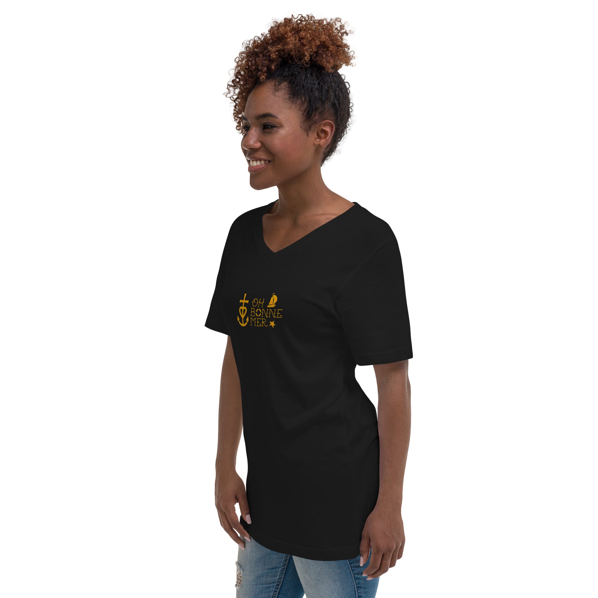 Unisex V-Neck T-Shirt Oh Bonne Mer 2