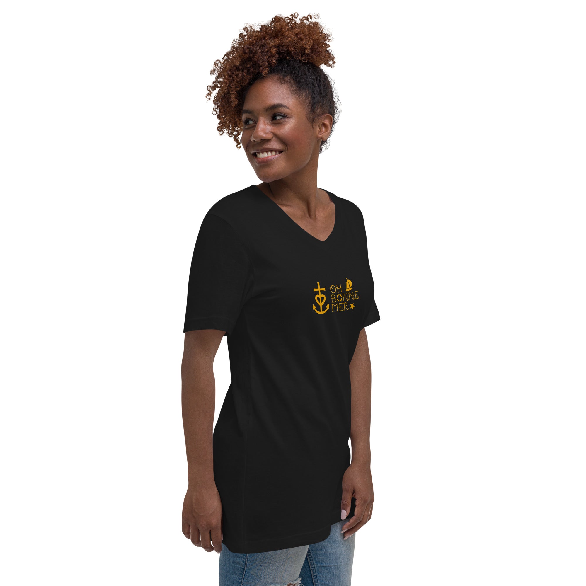 Unisex V-Neck T-Shirt Oh Bonne Mer 2