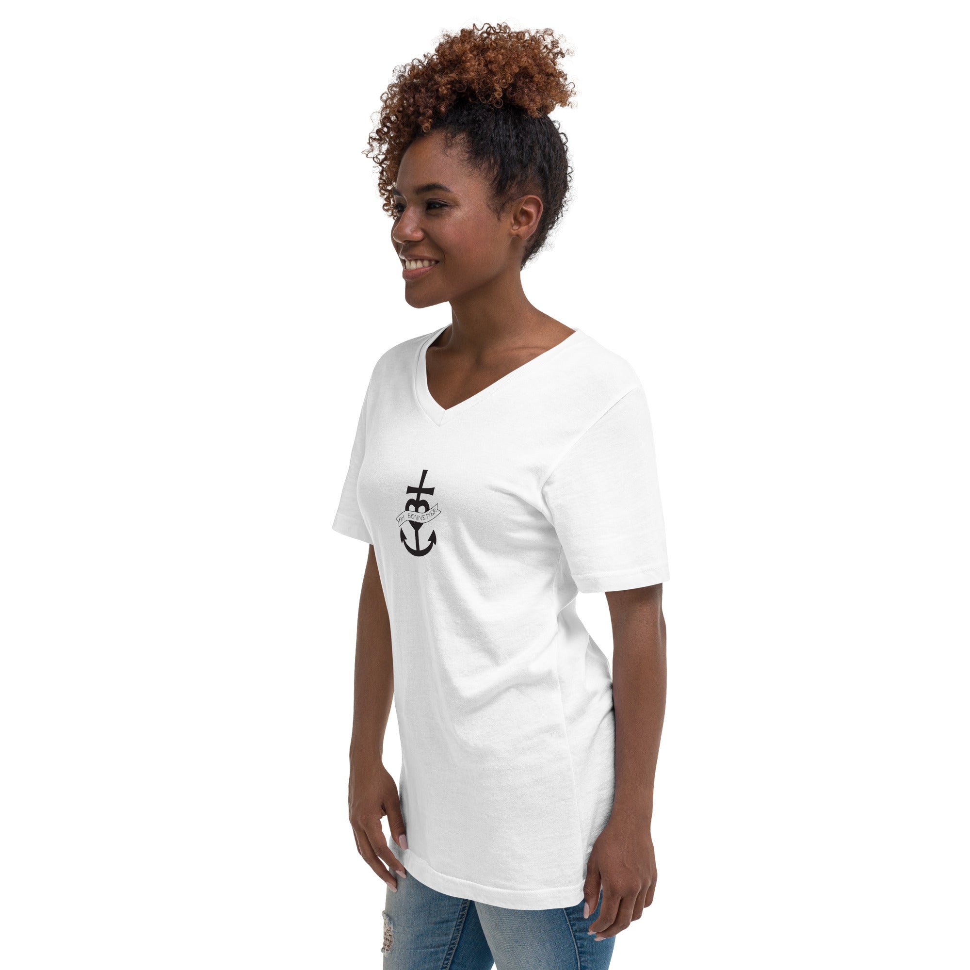 Unisex V-Neck T-Shirt Oh Bonne Mer 1