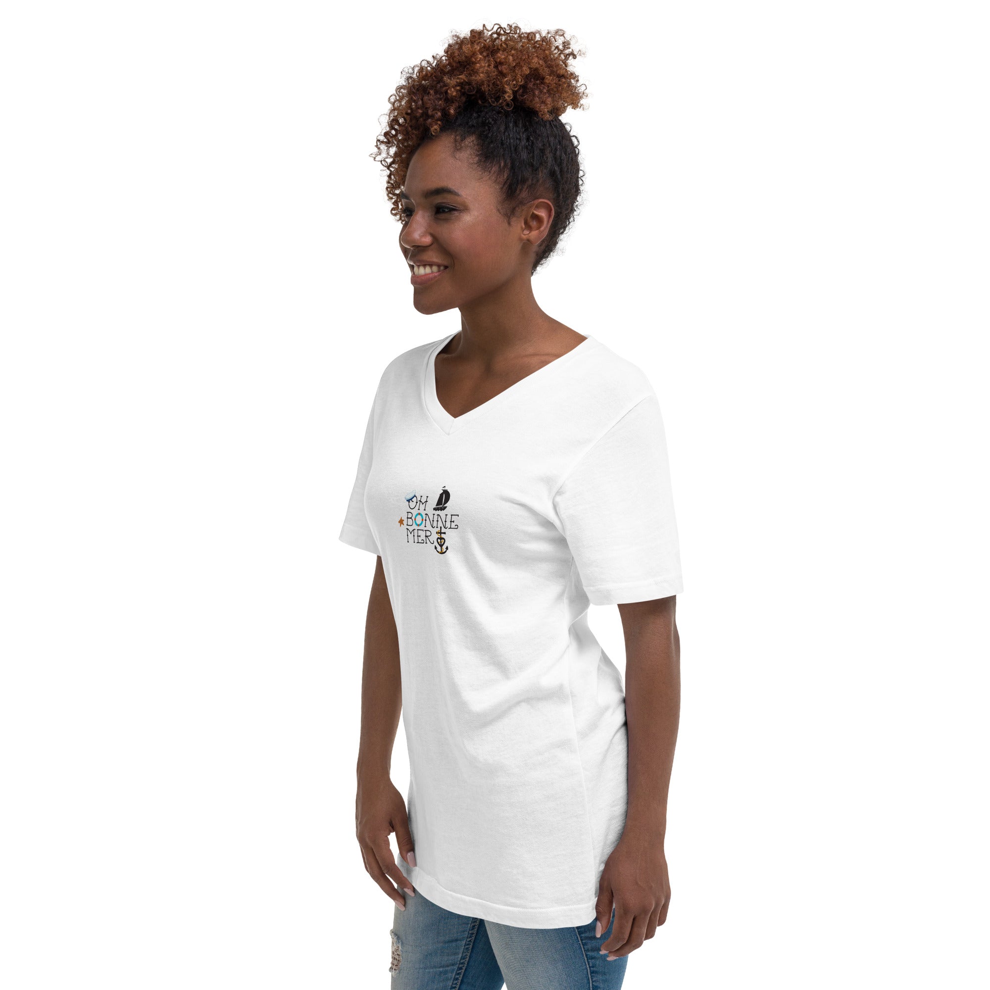 T-shirt unisexe Col V Oh Bonne Mer 3