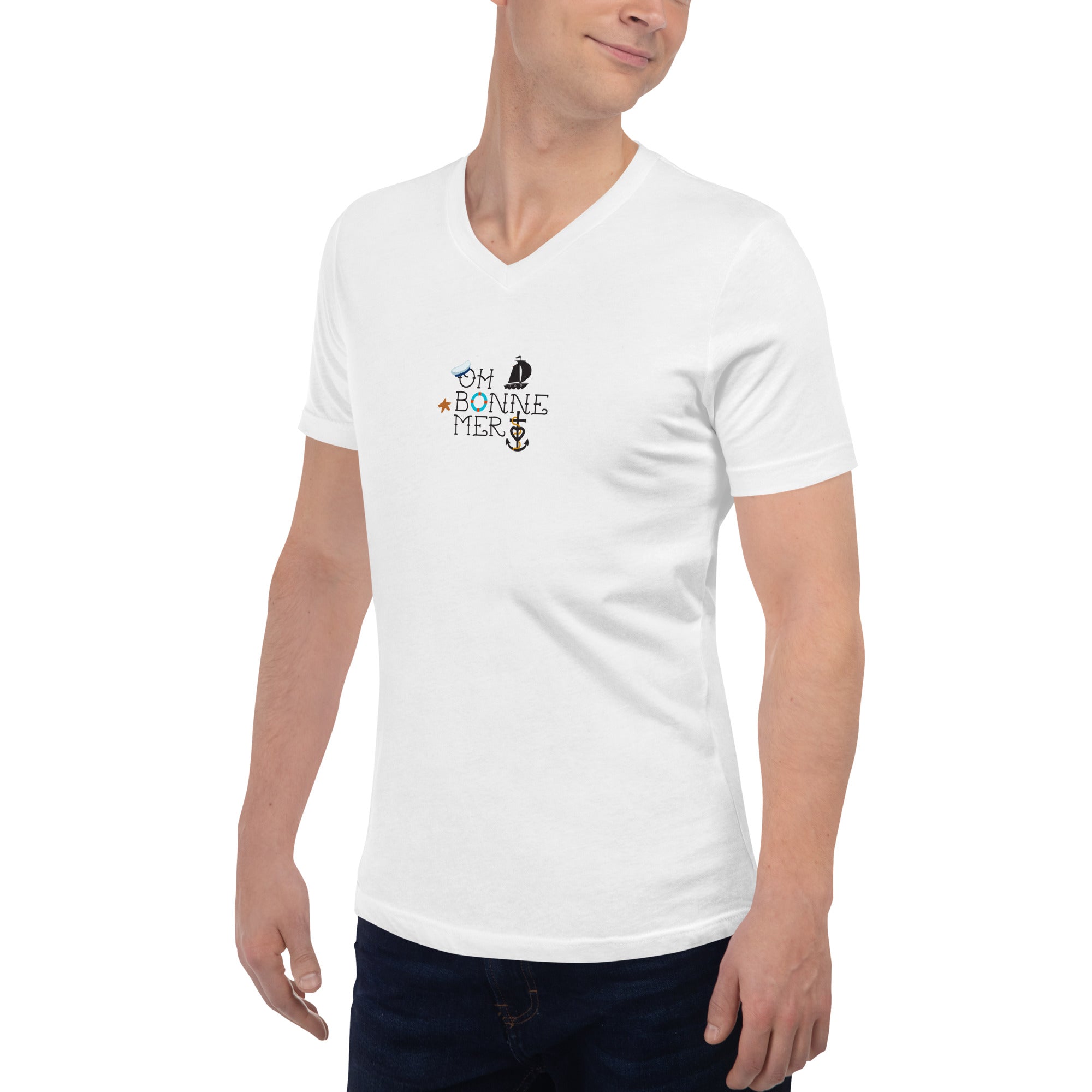 T-shirt unisexe Col V Oh Bonne Mer 3