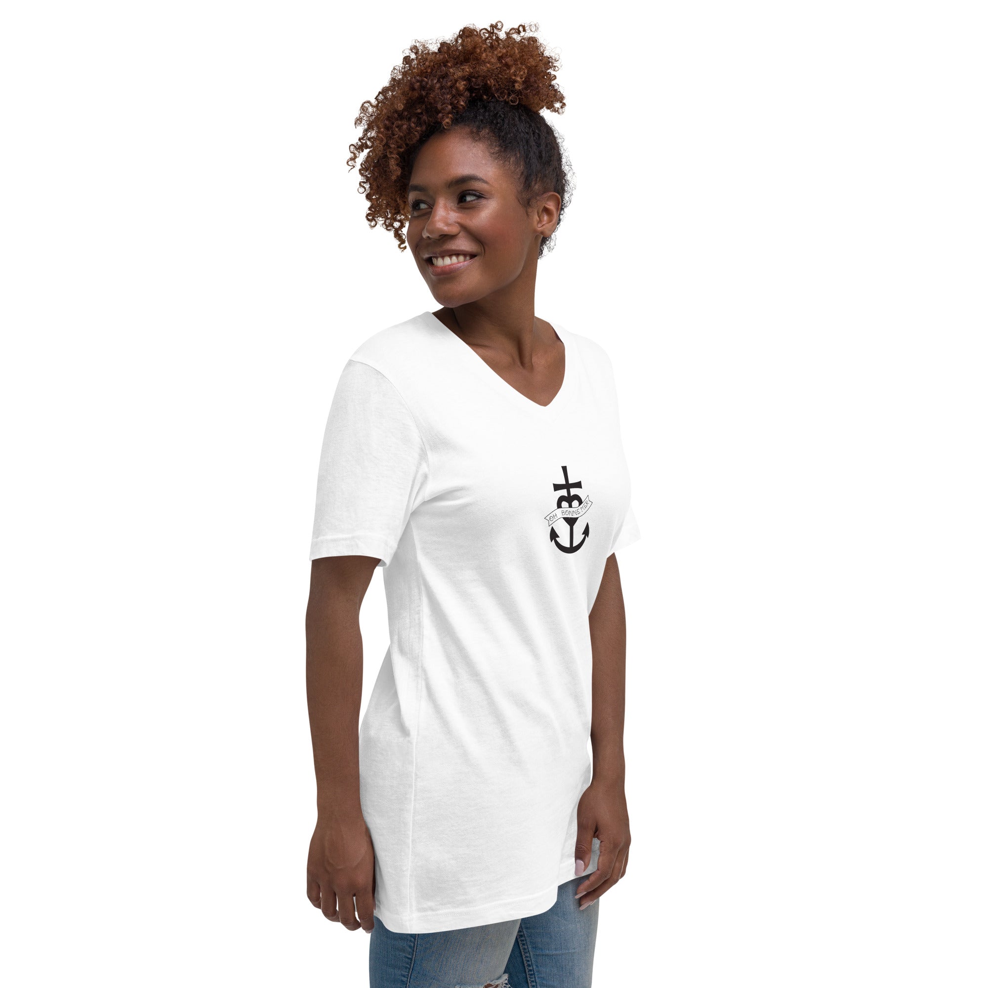 Unisex V-Neck T-Shirt Oh Bonne Mer 1