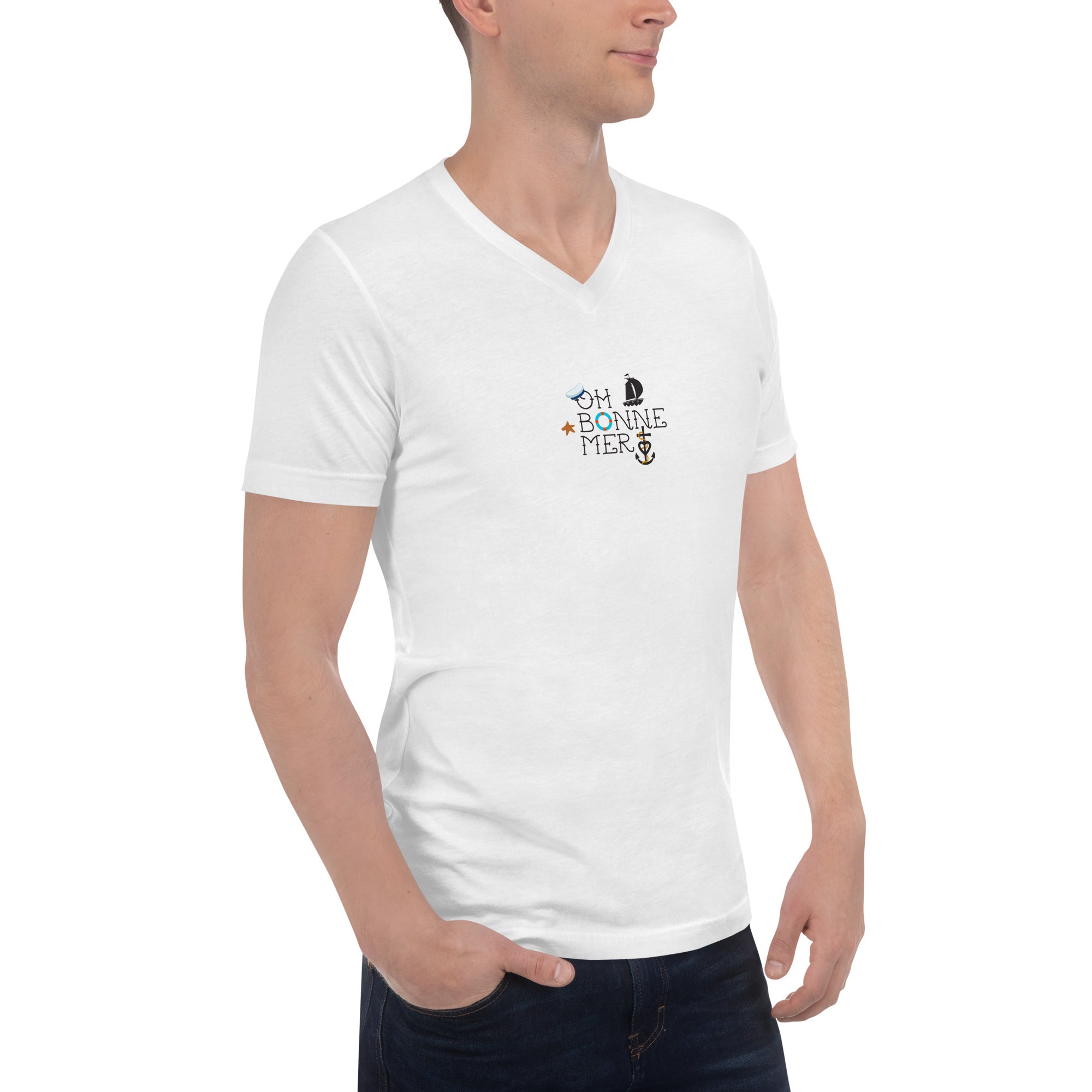 T-shirt unisexe Col V Oh Bonne Mer 3