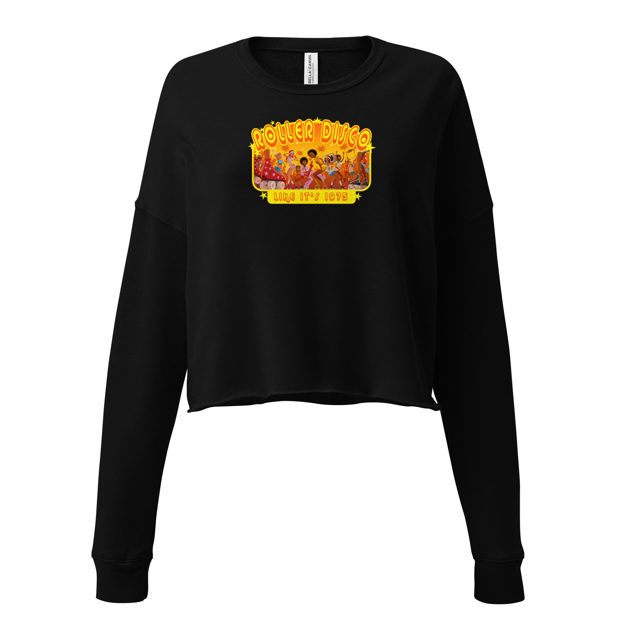 Crop Sweatshirt Roller Disco 1975