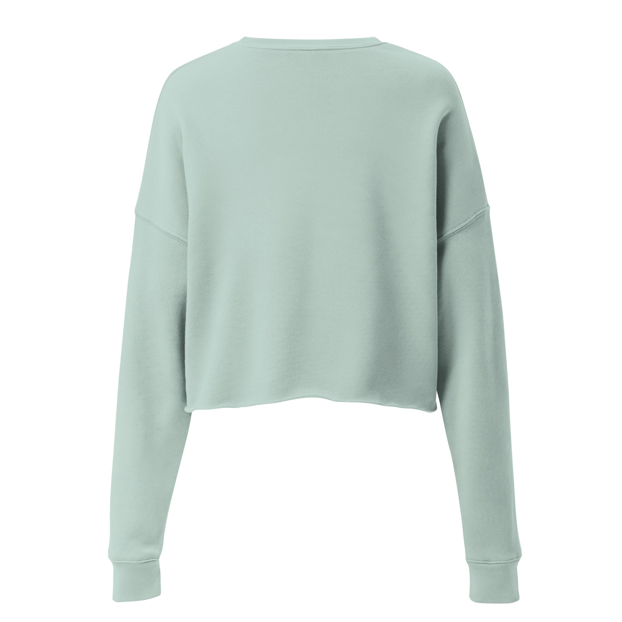 Sweat-Shirt Crop-Top Octopus Blue