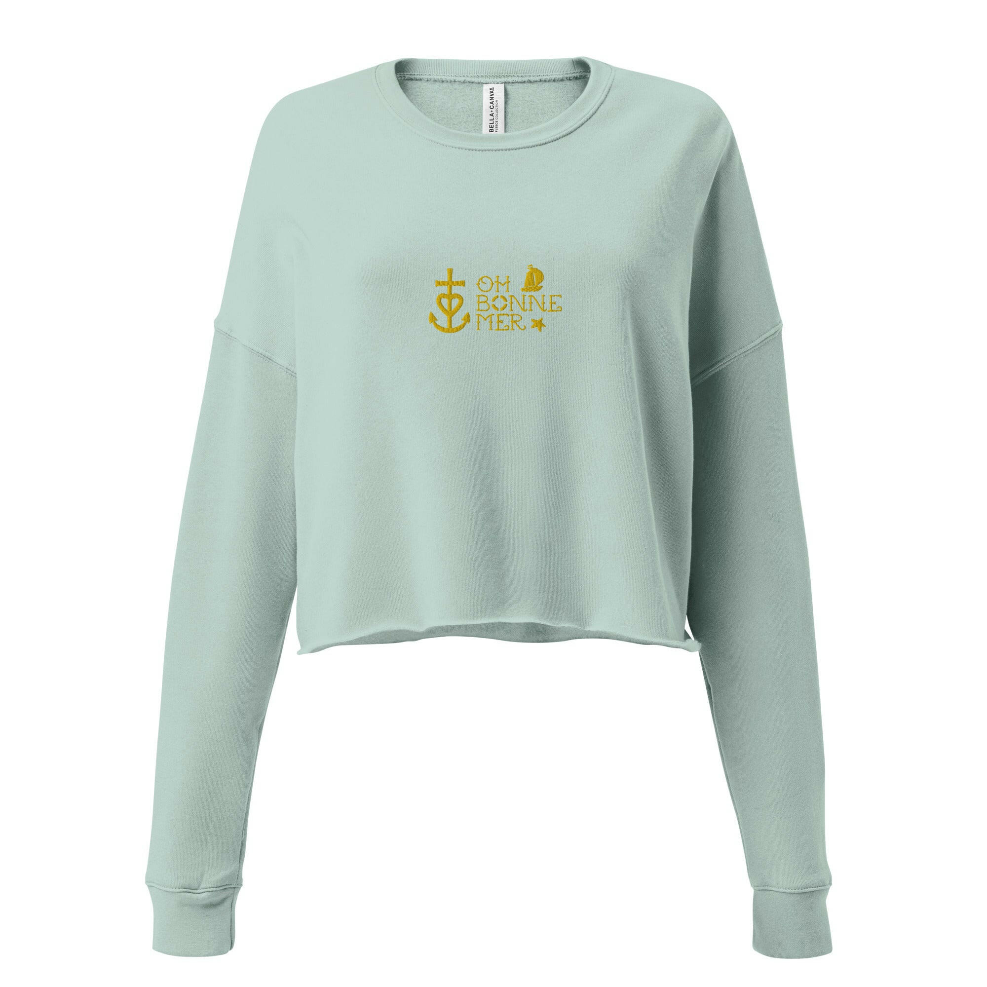 Sweat-Shirt Crop-Top Oh Bonne Mer 2 brodé