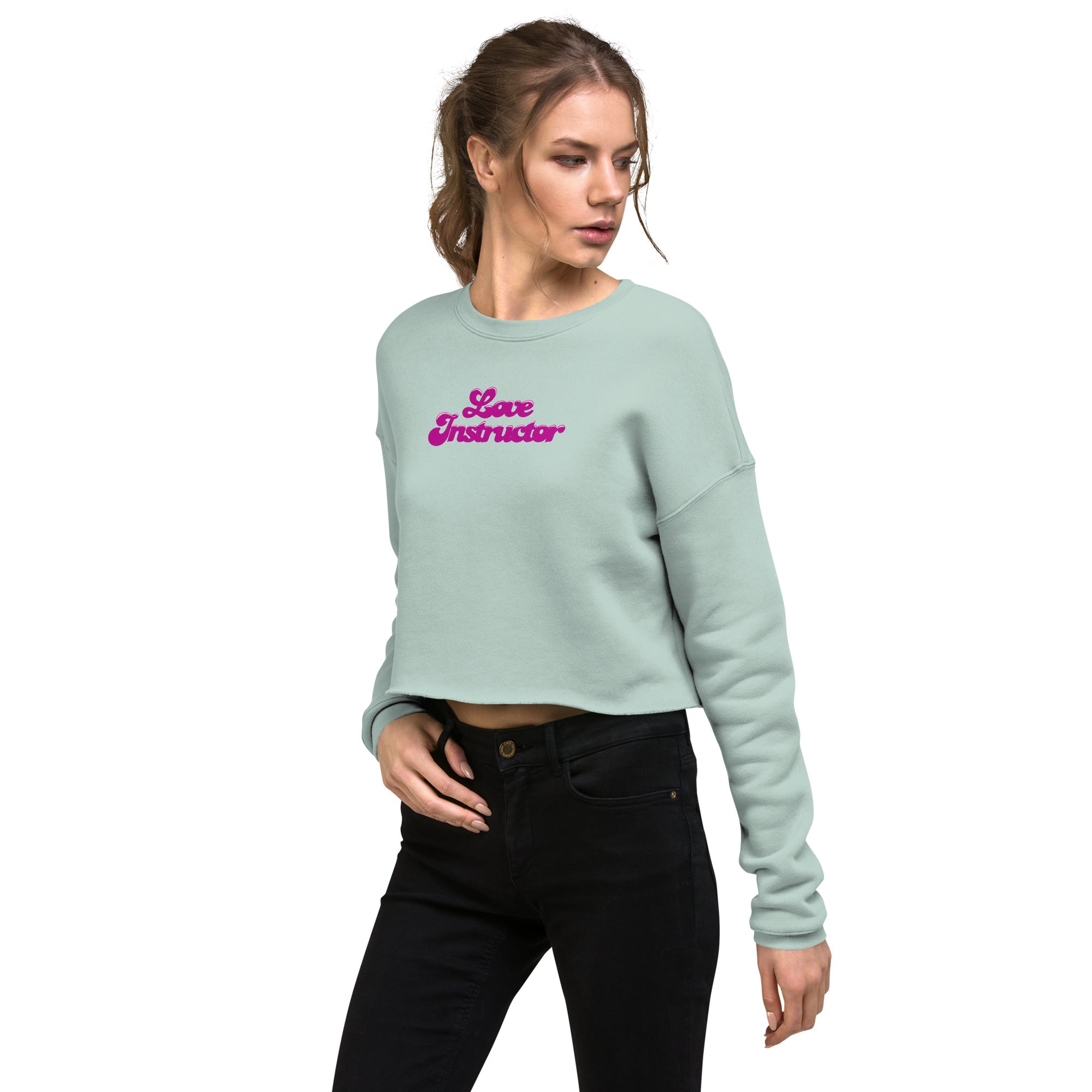 Crop Sweatshirt Love instructor