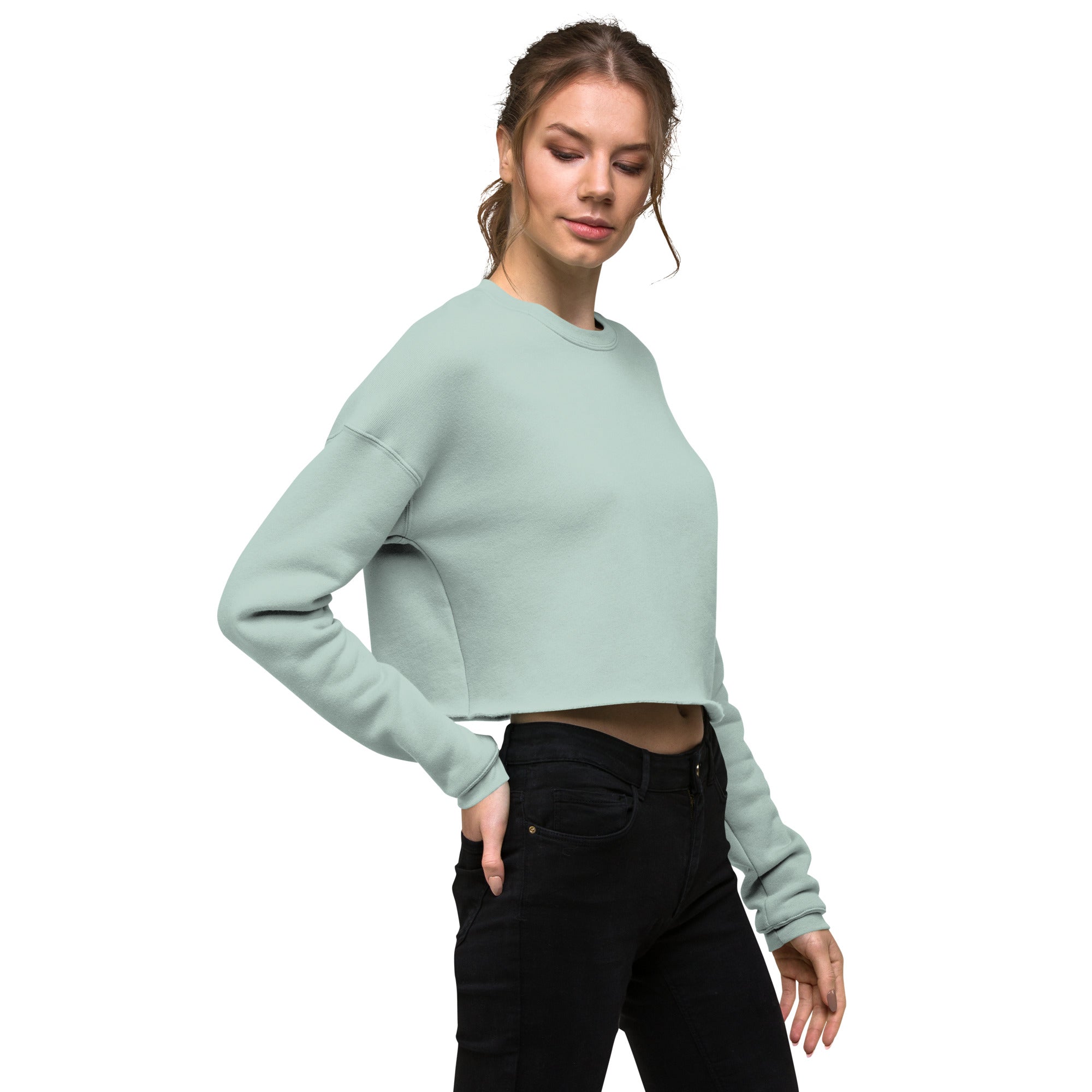 Sweat-Shirt Crop-Top Oh Bonne Mer 1 grand motif dans le dos