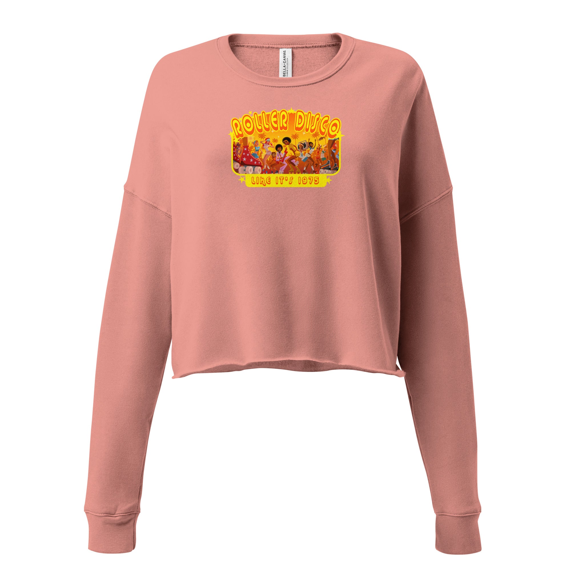 Crop Sweatshirt Roller Disco 1975