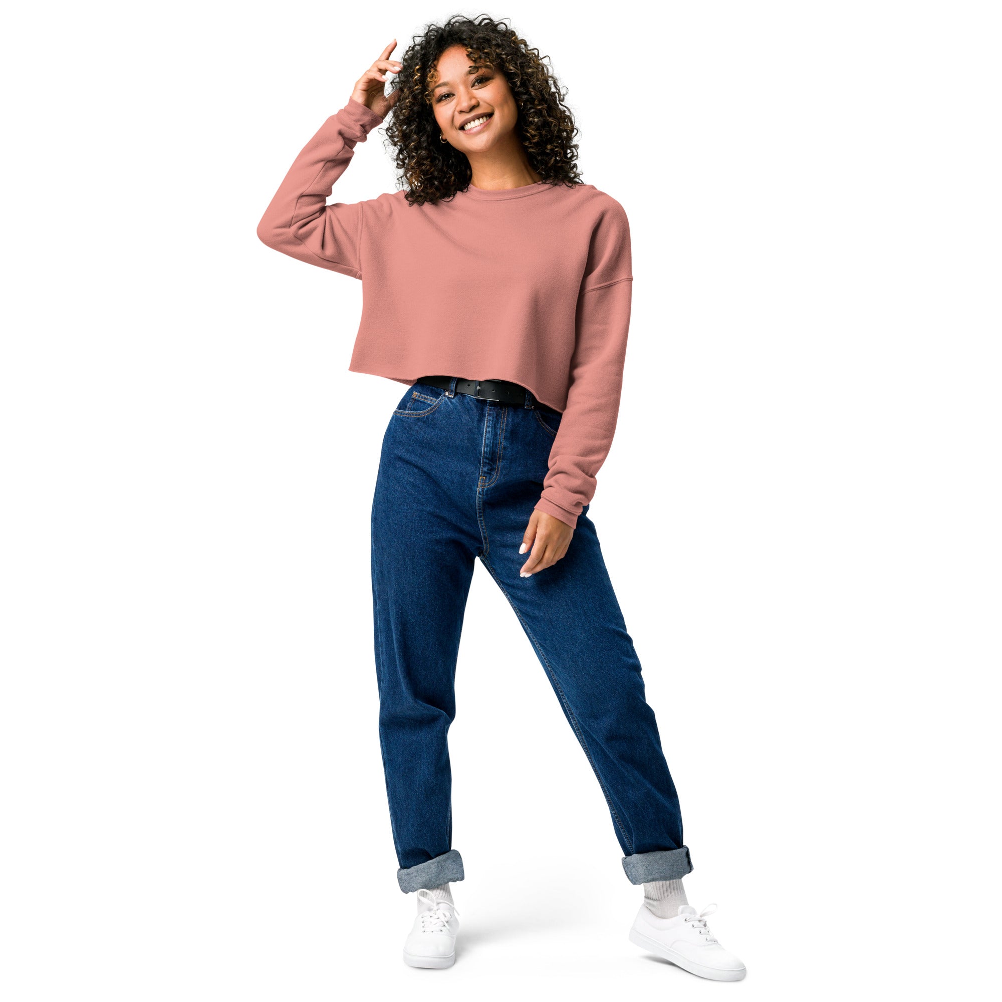 Sweat-Shirt Crop-Top Oh Bonne Mer 1 grand motif dans le dos