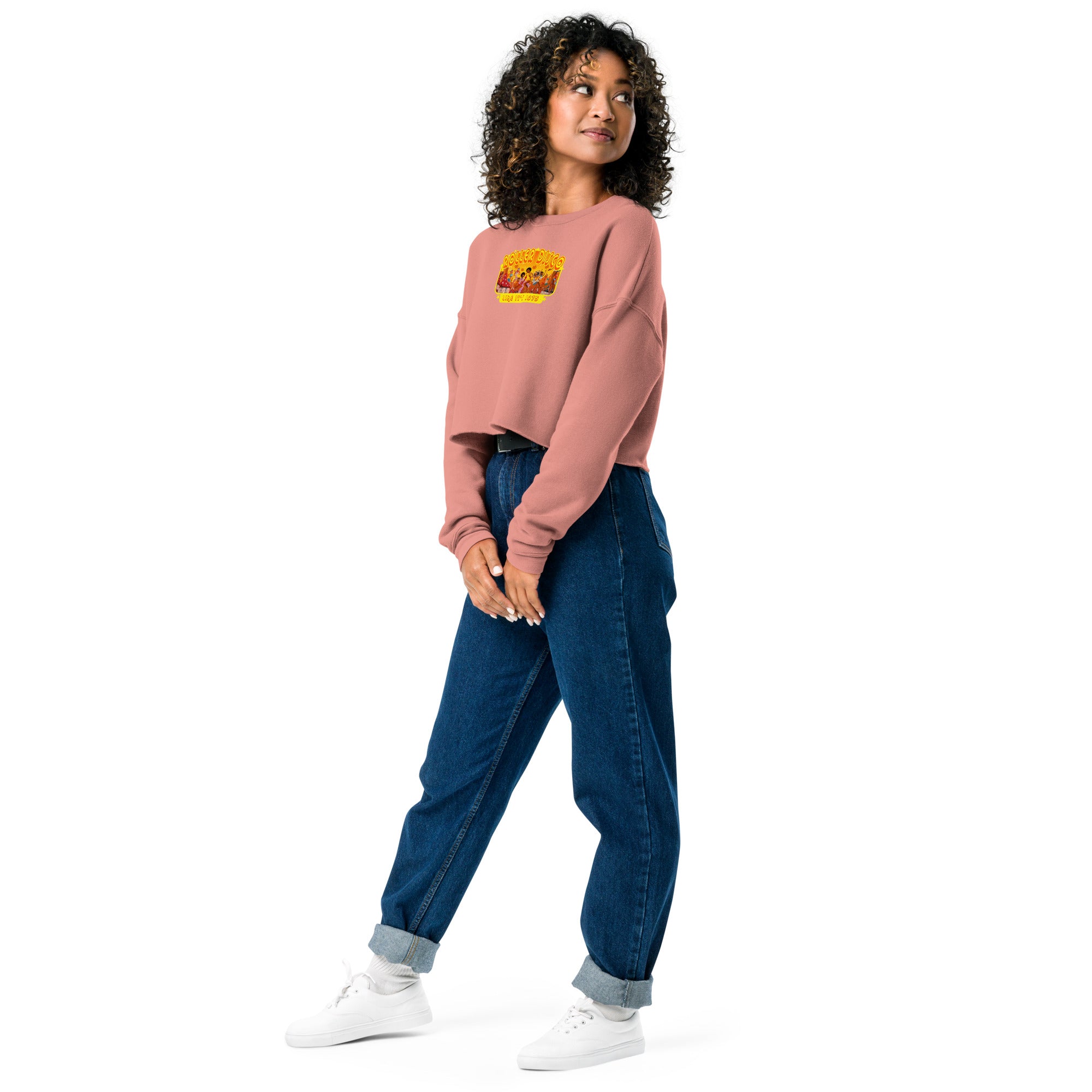 Crop Sweatshirt Roller Disco 1975