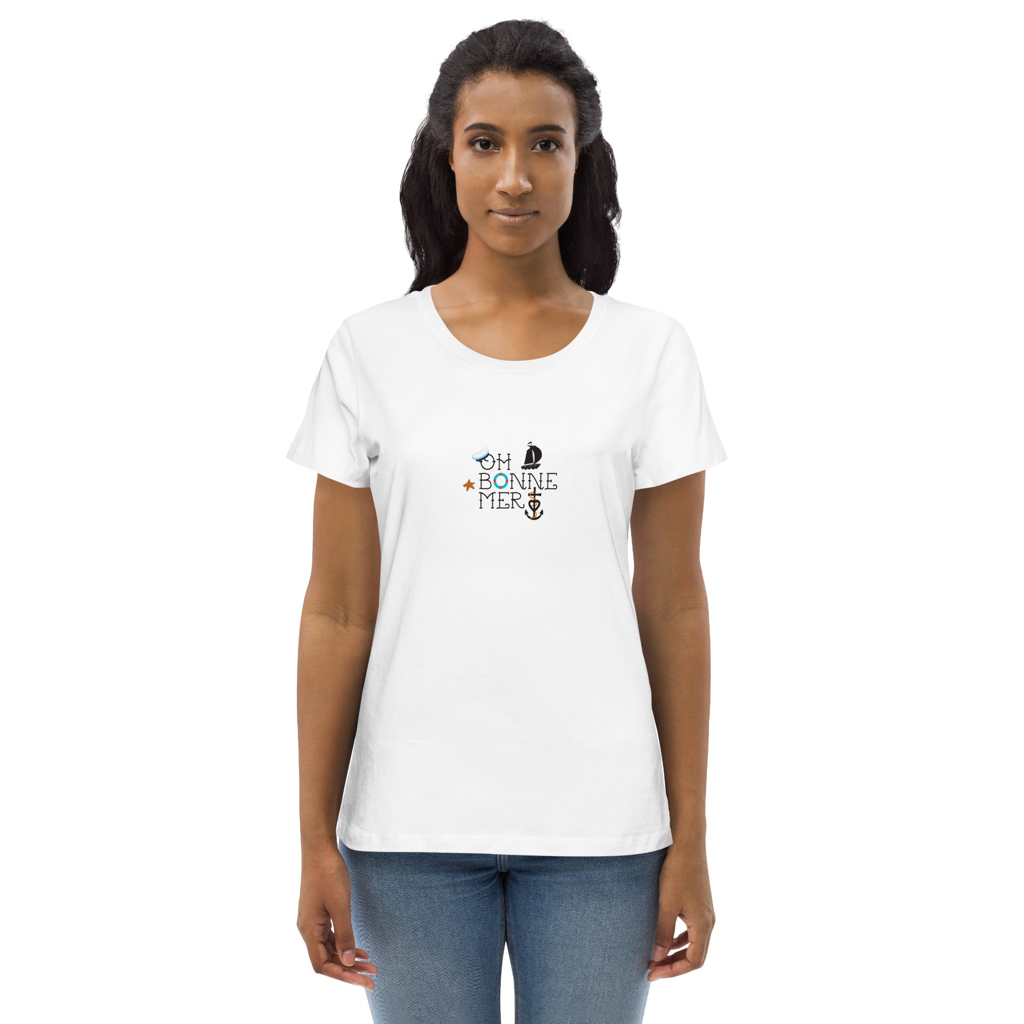 T-shirt moulant écologique femme Oh Bonne Mer 3