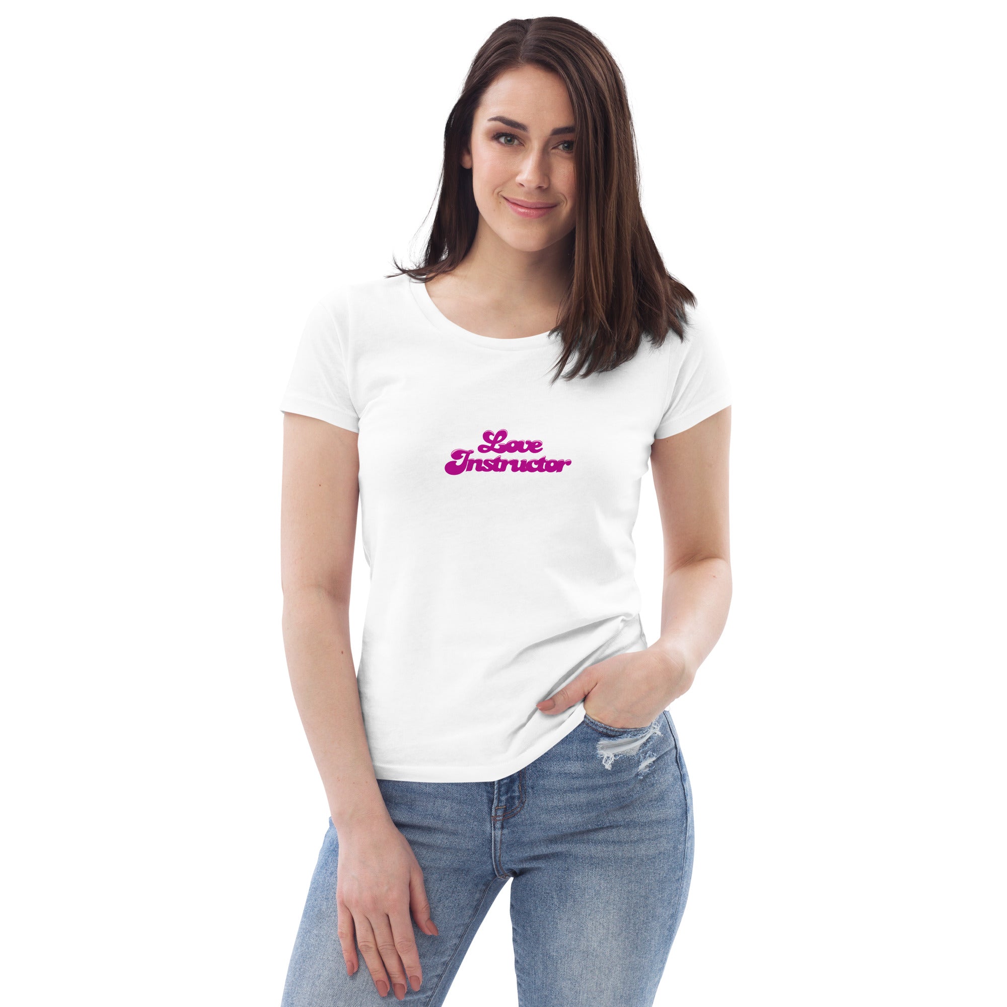 T-shirt moulant écologique femme Love instructor