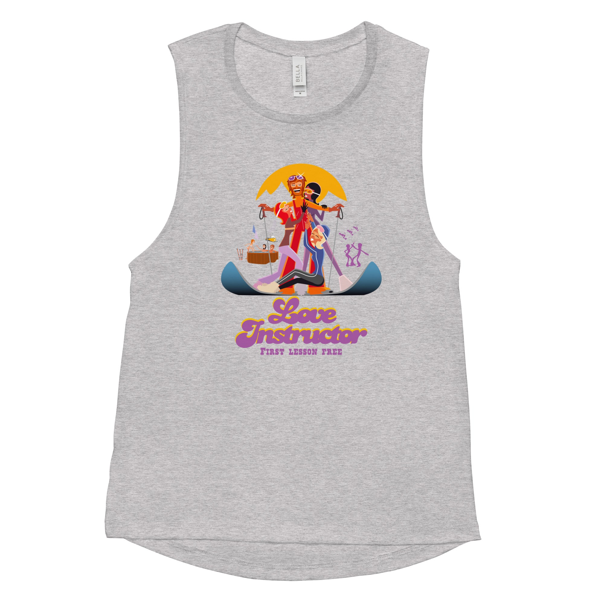 Ladies’ Muscle Tank Love instructor First lesson free