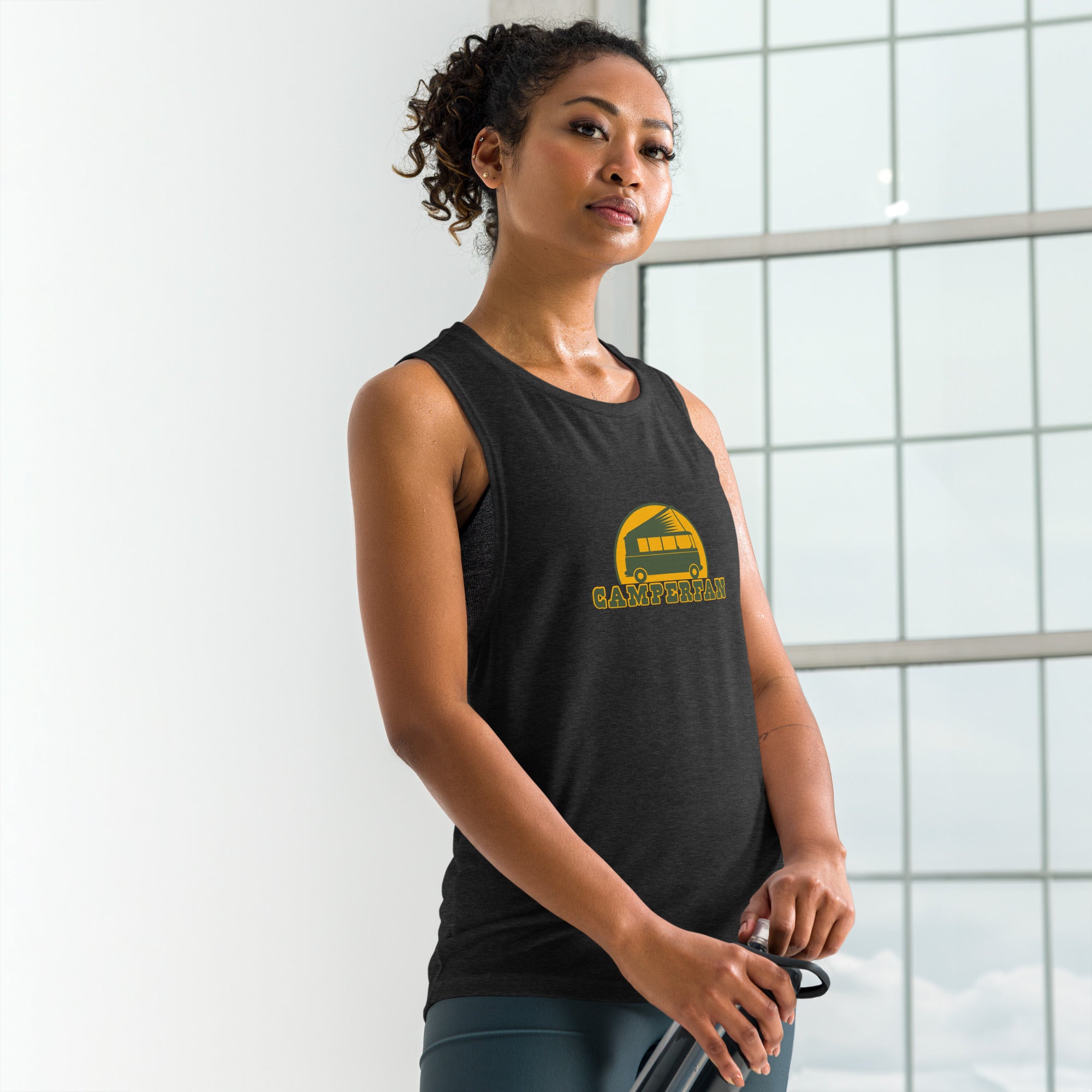 Ladies’ Muscle Tank Camperfan